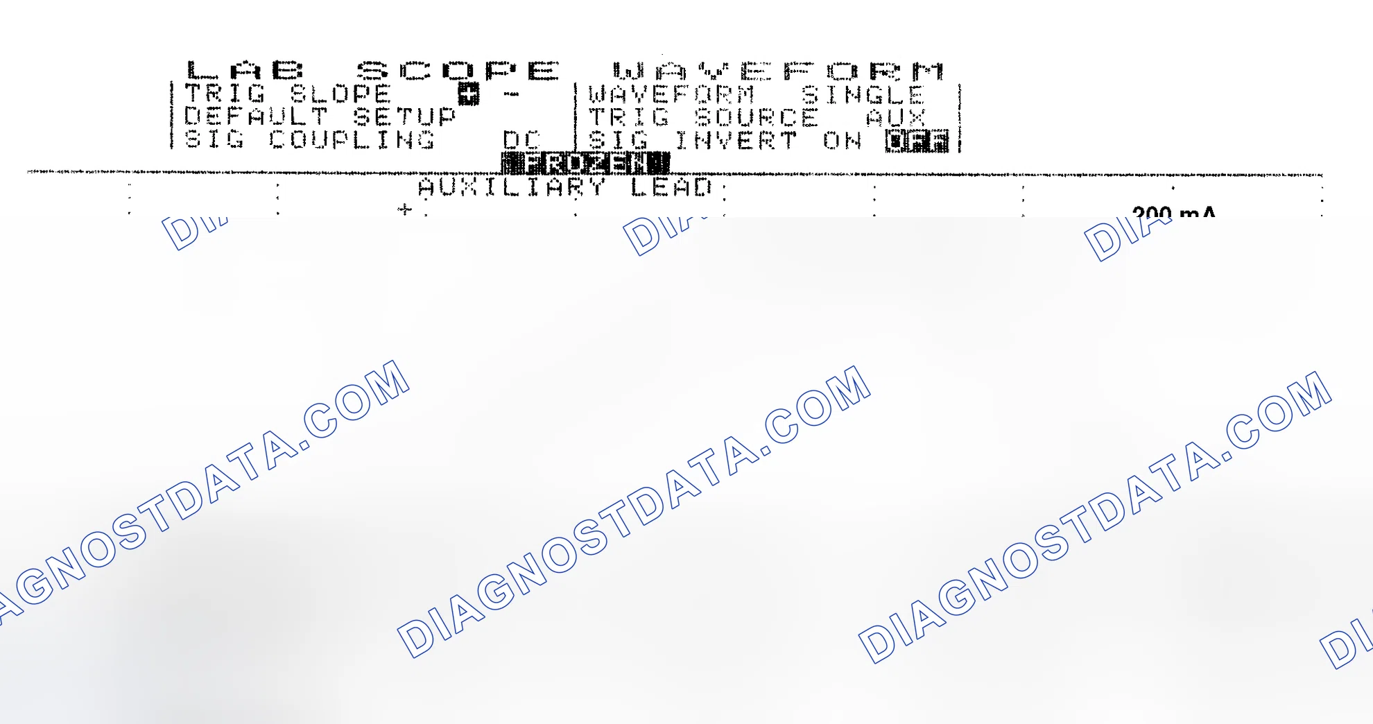 Scheme 13: Single Injector w/Normal Current Flow - Current Pattern