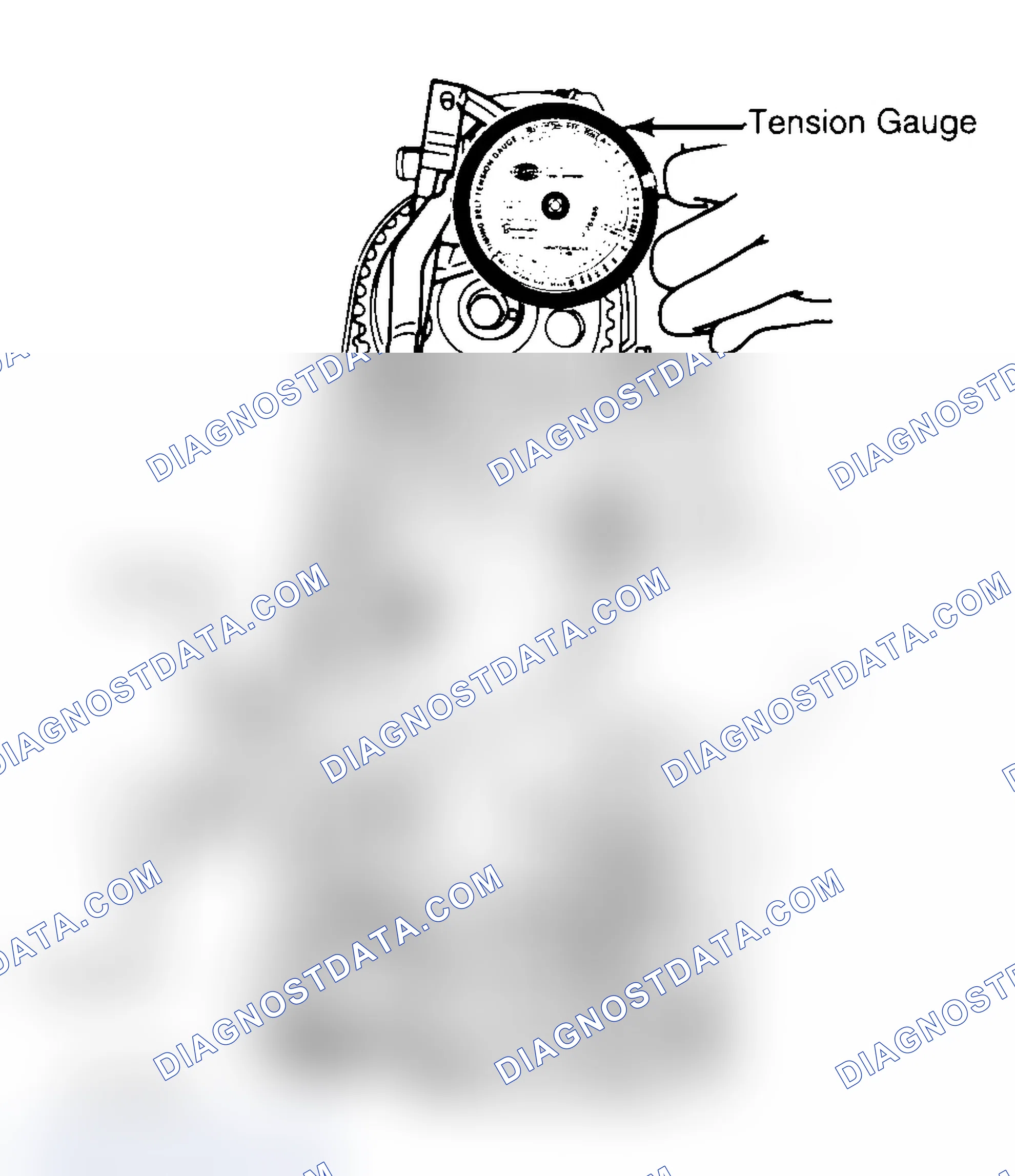 Scheme 28: Adjusting Typical Timing Belt Tension