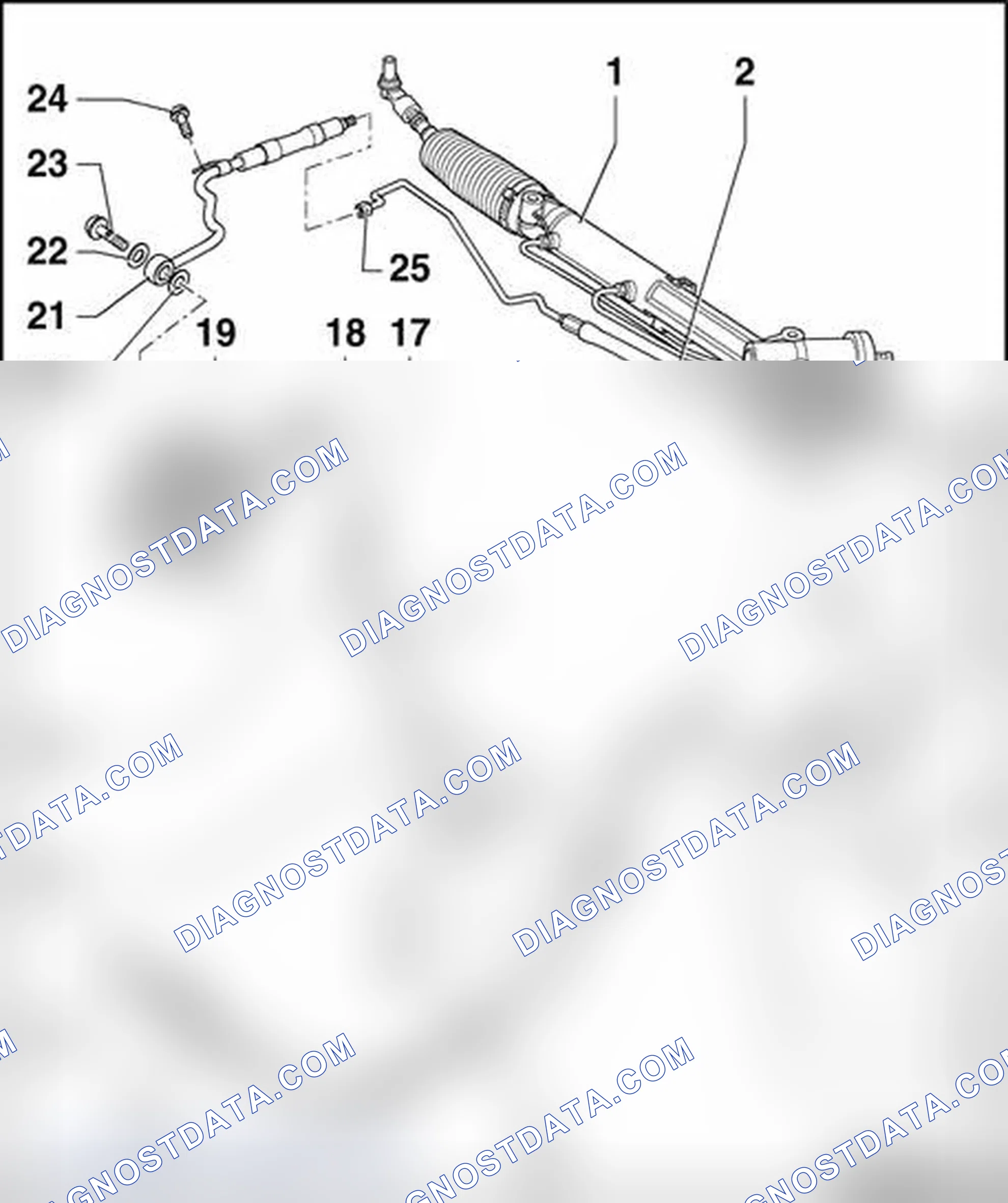 Scheme 391: 6-cylinder gasoline engine, assembly overview