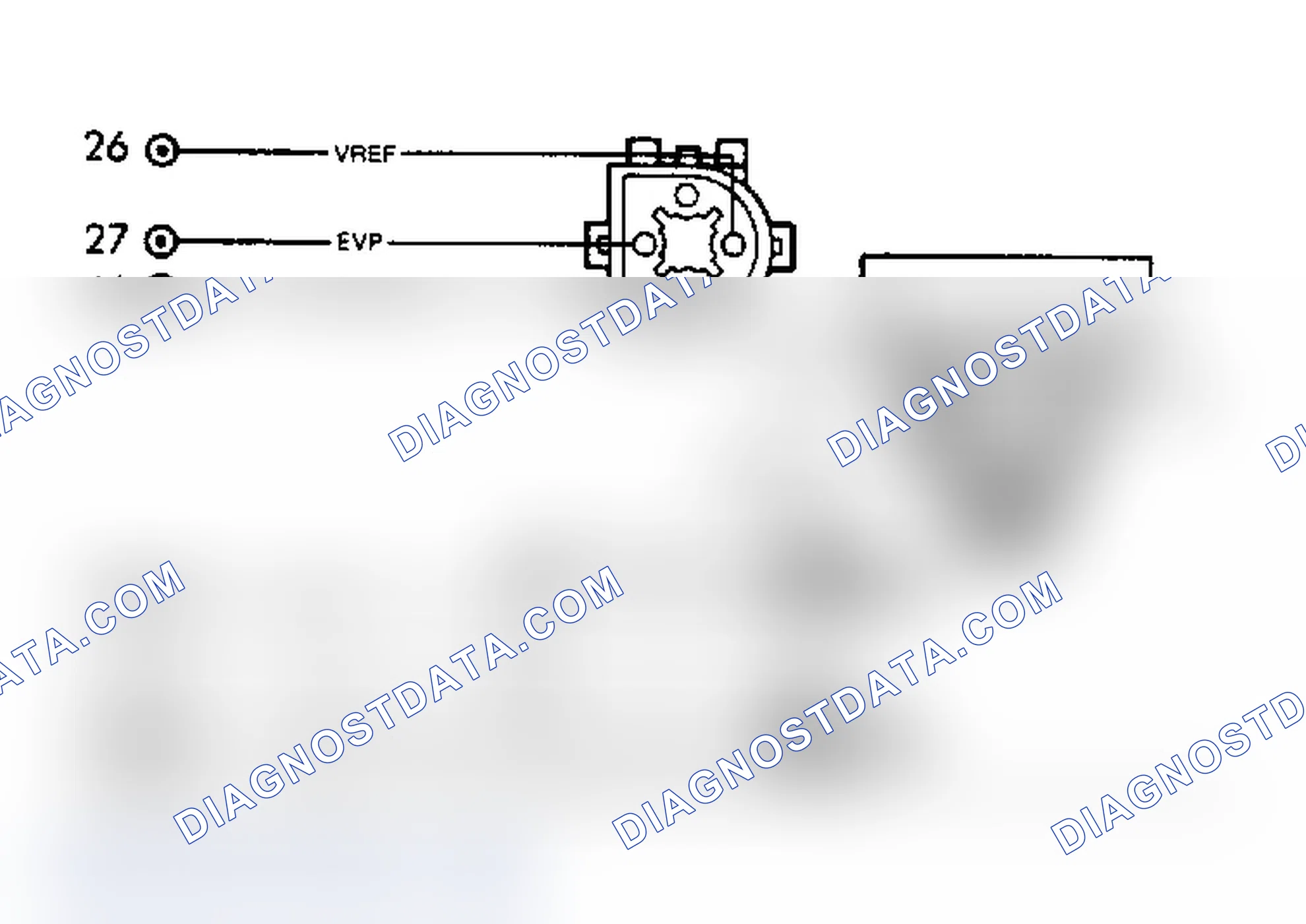 Scheme 80: EGR Valve Position (EVP) Sensor Circuit