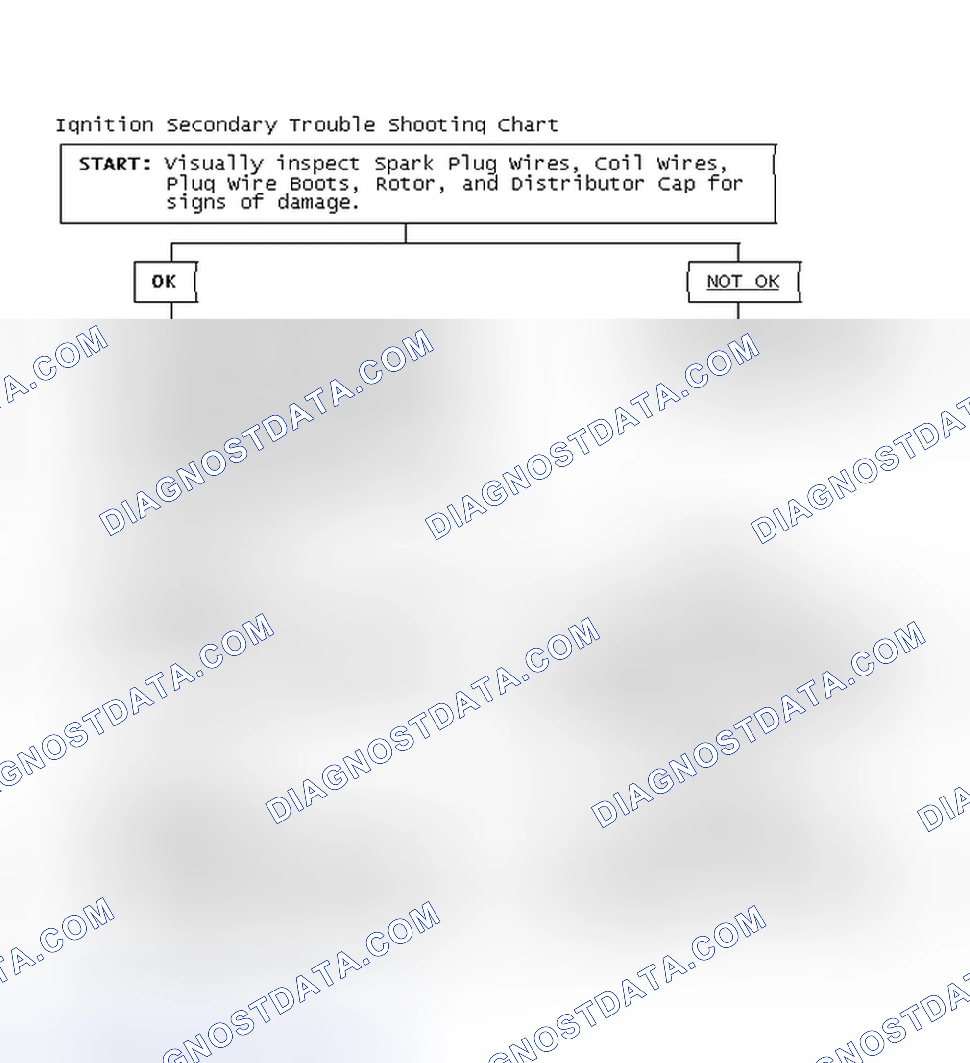 Scheme 1: Ignition Secondary Trouble Shooting Chart