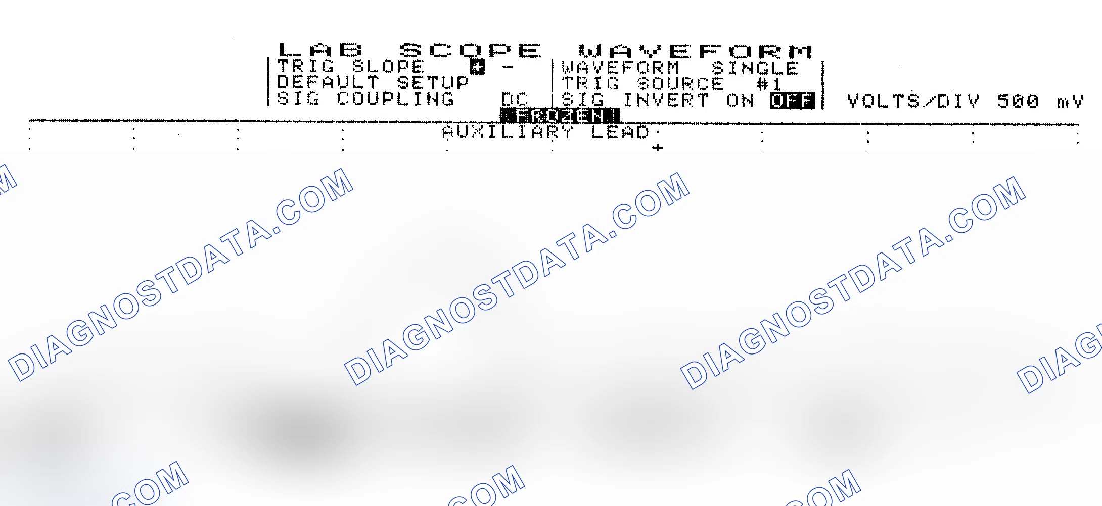 Scheme 10: Single Injector w/Excessive Current Flow - Current Pattern