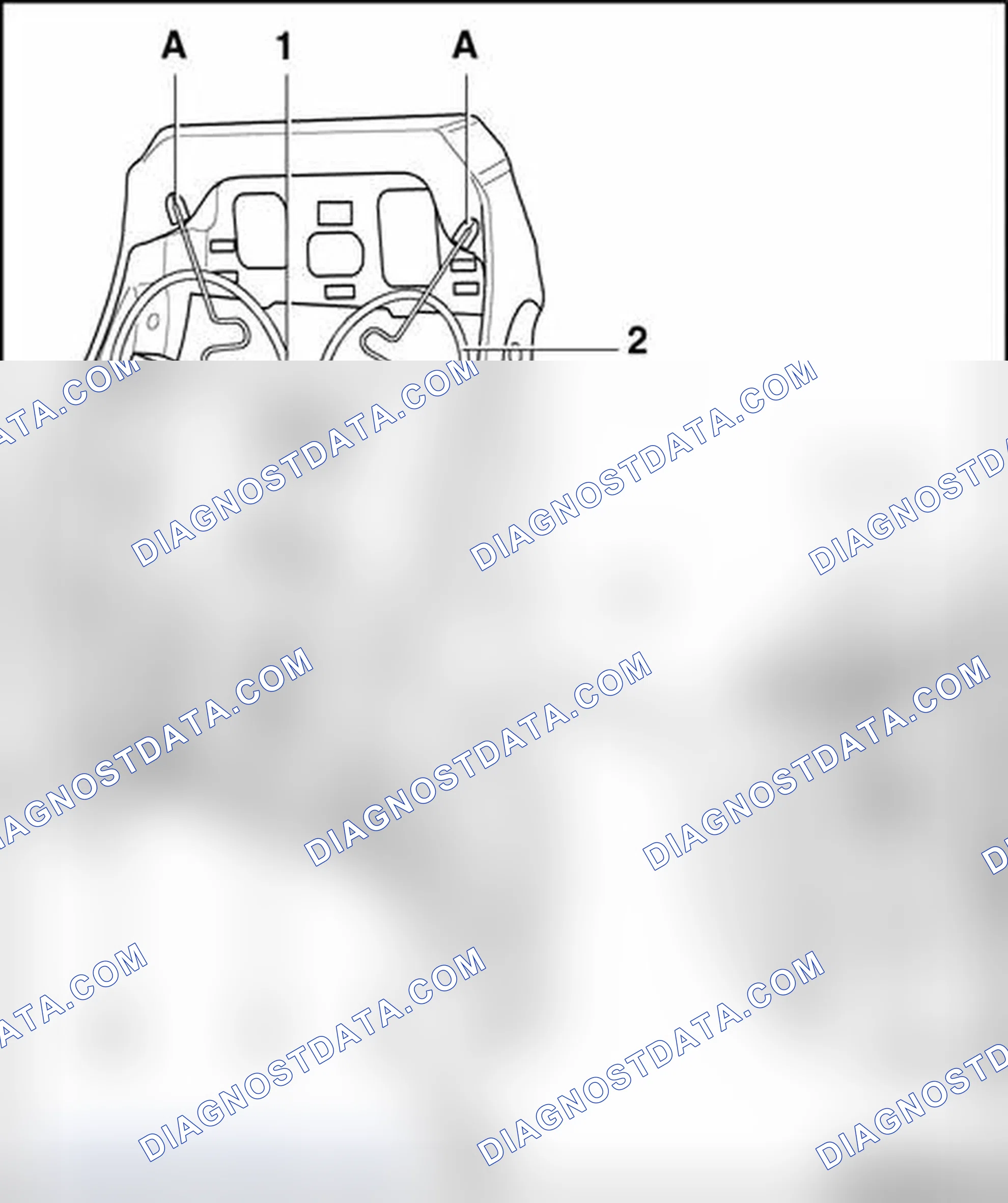 Scheme 240: 4-way lumbar support, assembly overview