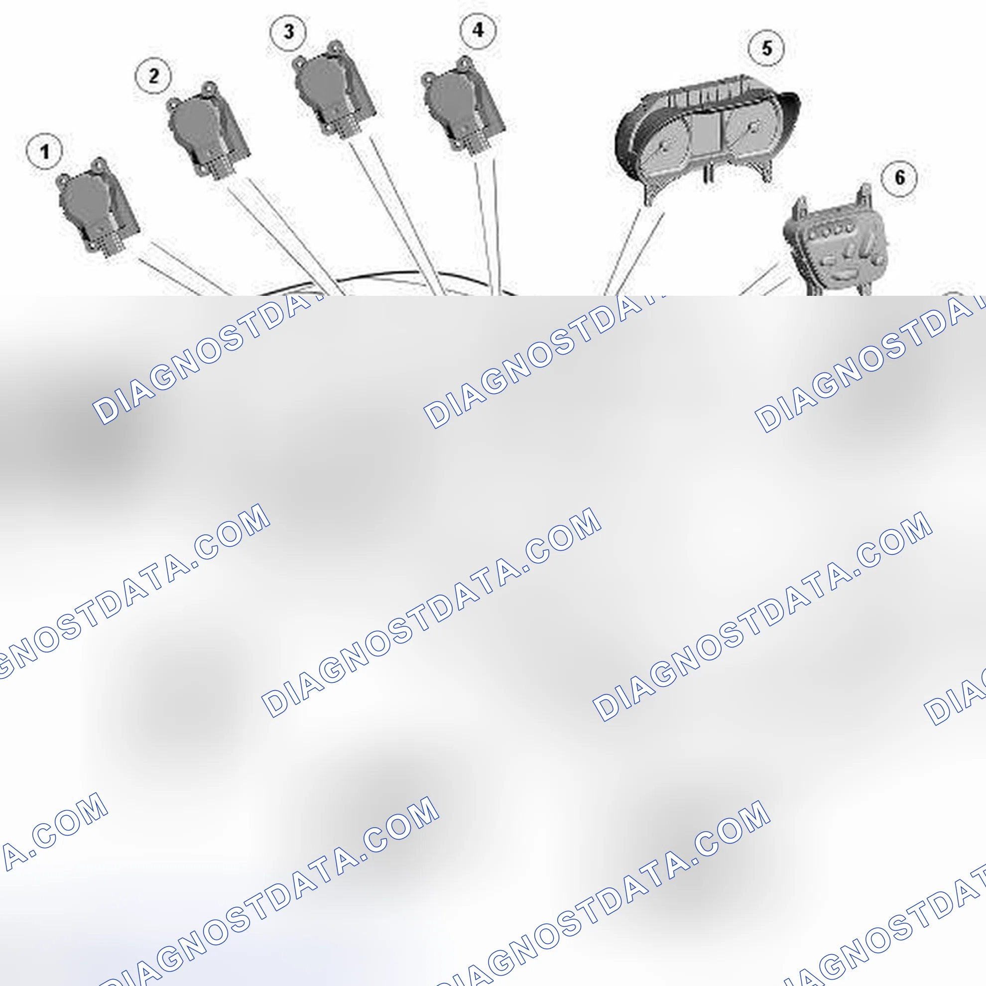 Scheme 2: COMPONENT LOCATION - LIN AND PRIVATE CAN BUSES