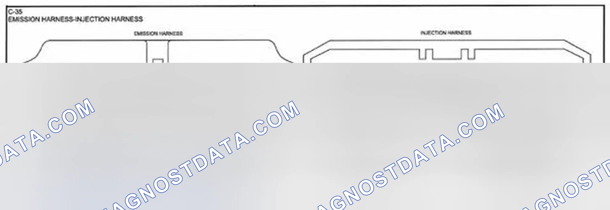 Scheme 58: Identifying Emission And Injunction Harness Connector Terminals (C-35)