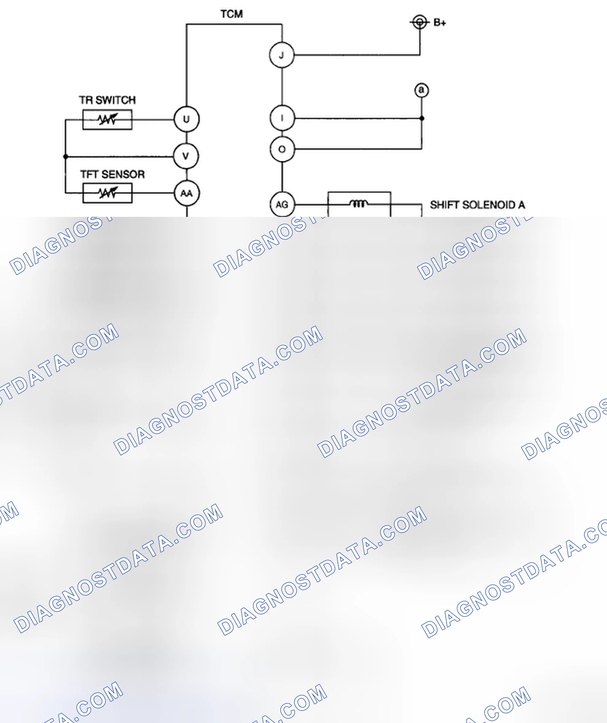 Scheme 464: AUTOMATIC TRANSAXLE CONTROL SYSTEM WIRING DIAGRAM [FS5A-EL]