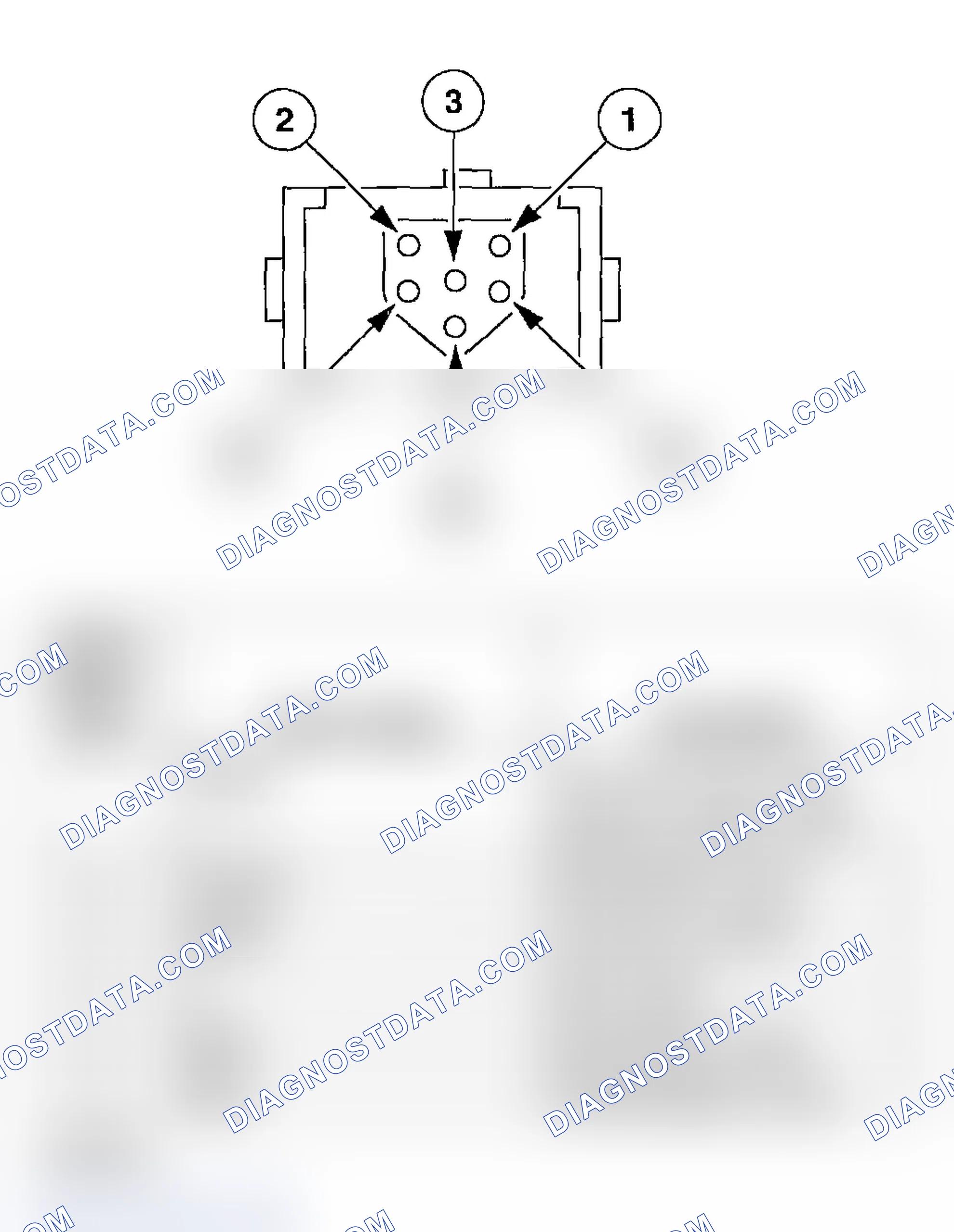 Scheme 87: Vacuum Connector End View - Manual A/C