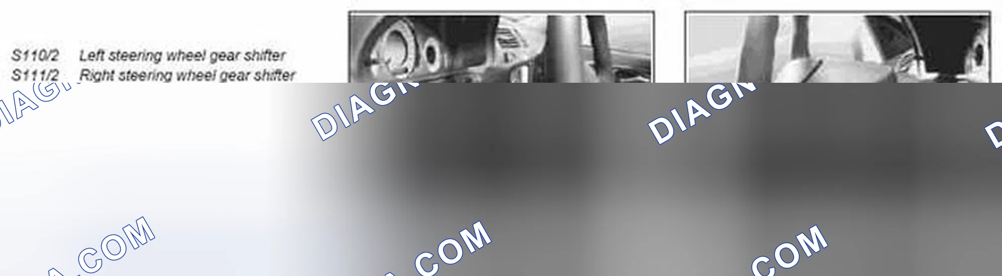 Scheme 174: Steering wheel gear shifter, location/task/function - GF27.19-P-5137NT
