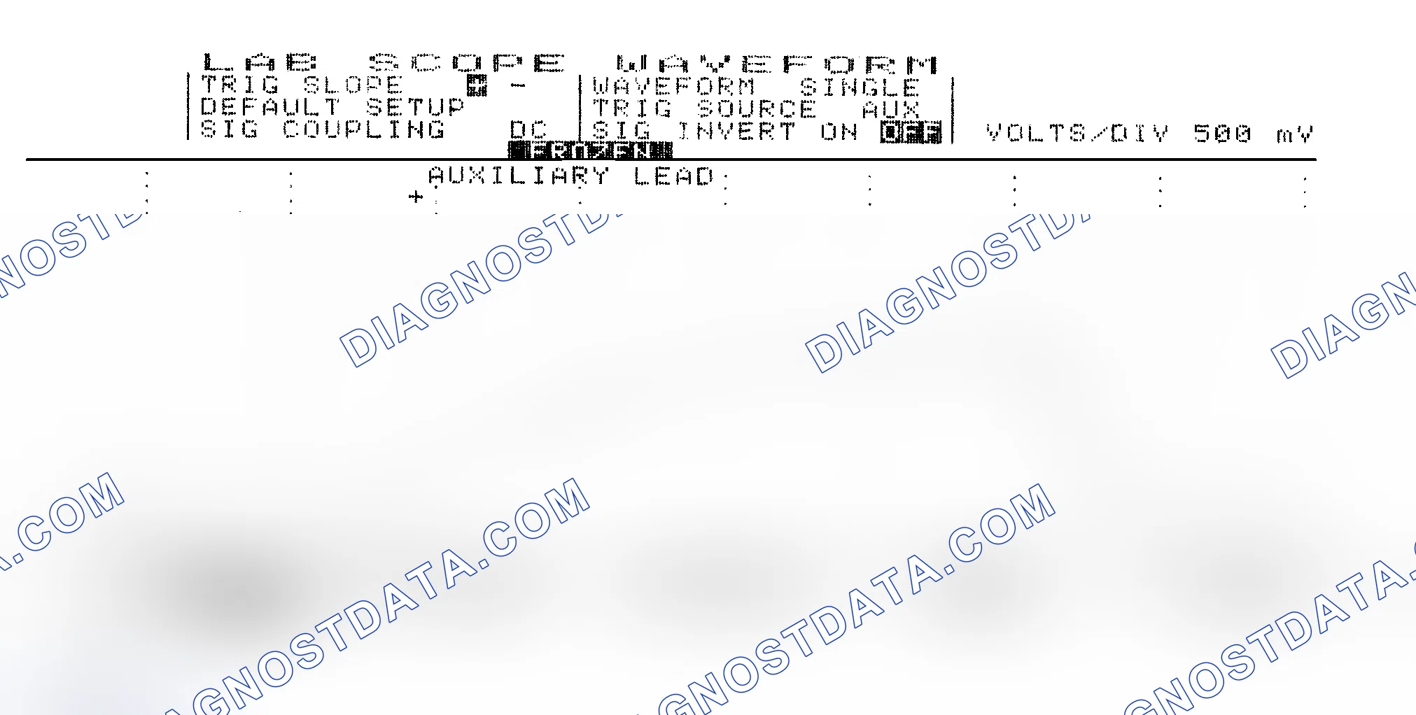 Scheme 14: Single Injector w/Excessive Current Flow - Current Pattern