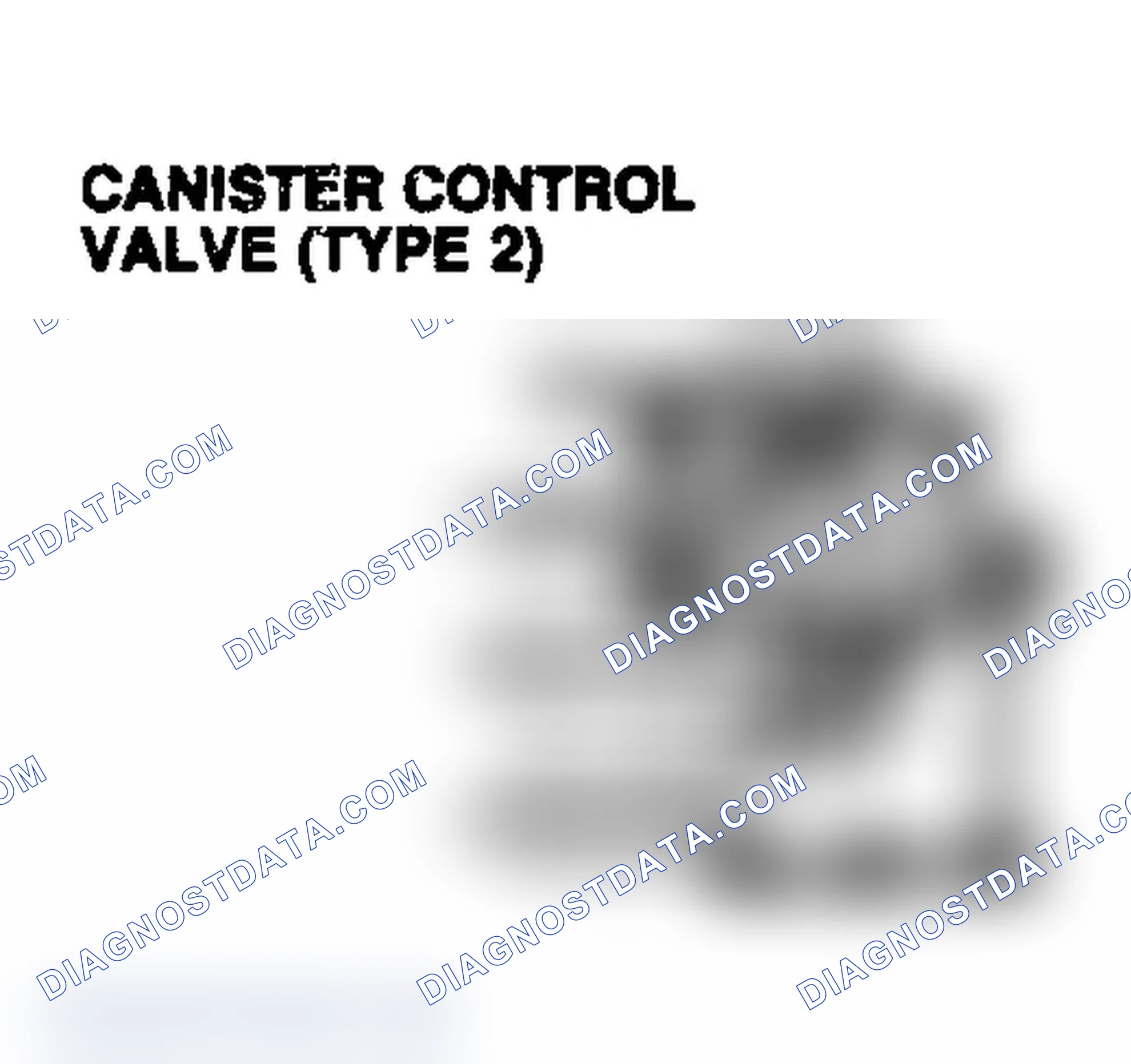 Scheme 13: CANISTER CONTROL VALVE (TYPE 2)