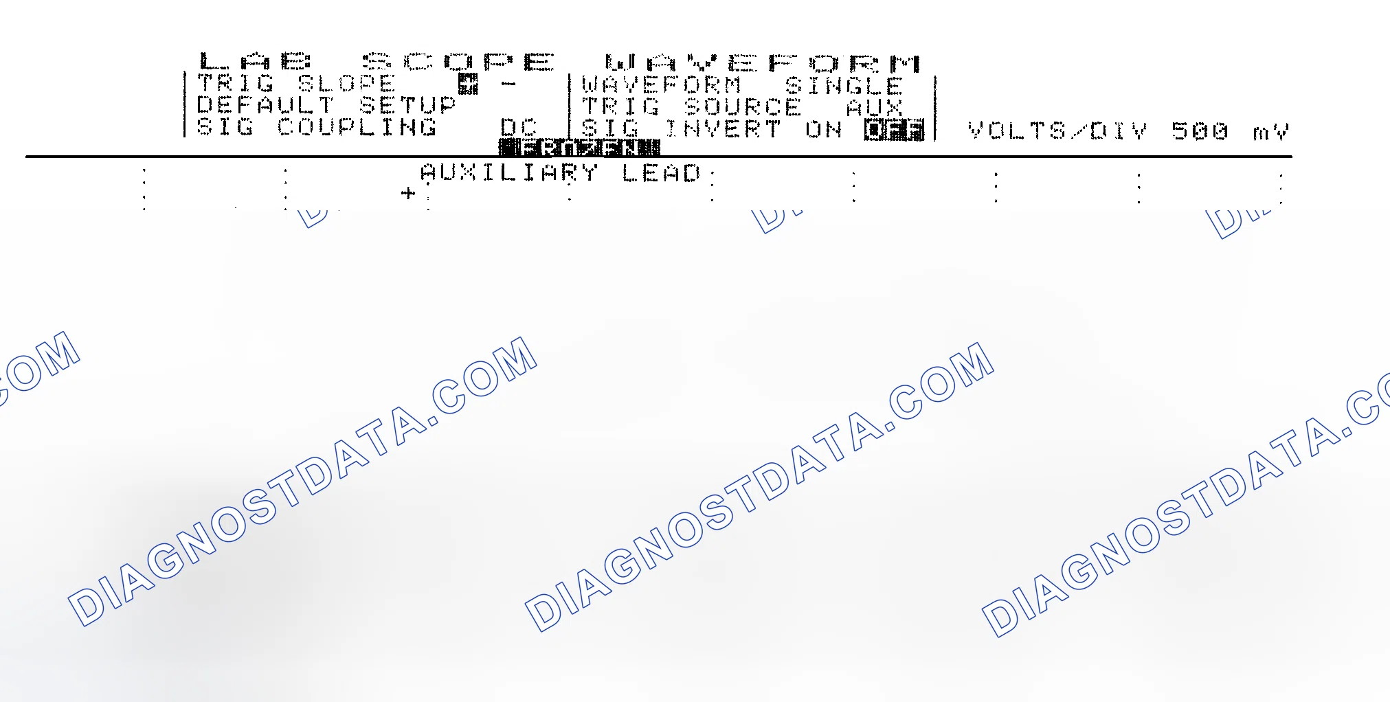 Scheme 14: Single Injector w/Excessive Current Flow - Current Pattern