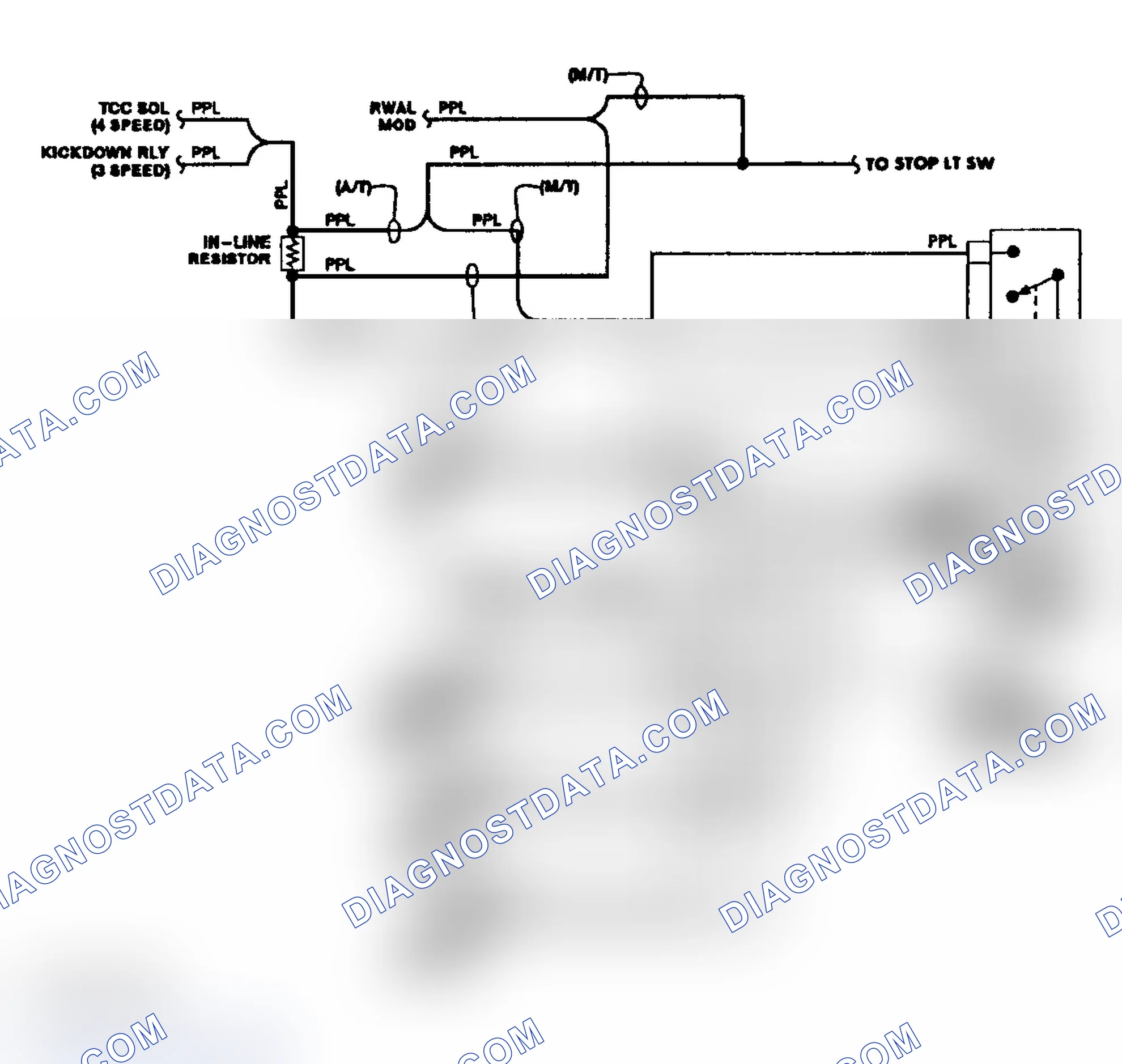 Scheme 3: Transfer Case Circuit (1989)