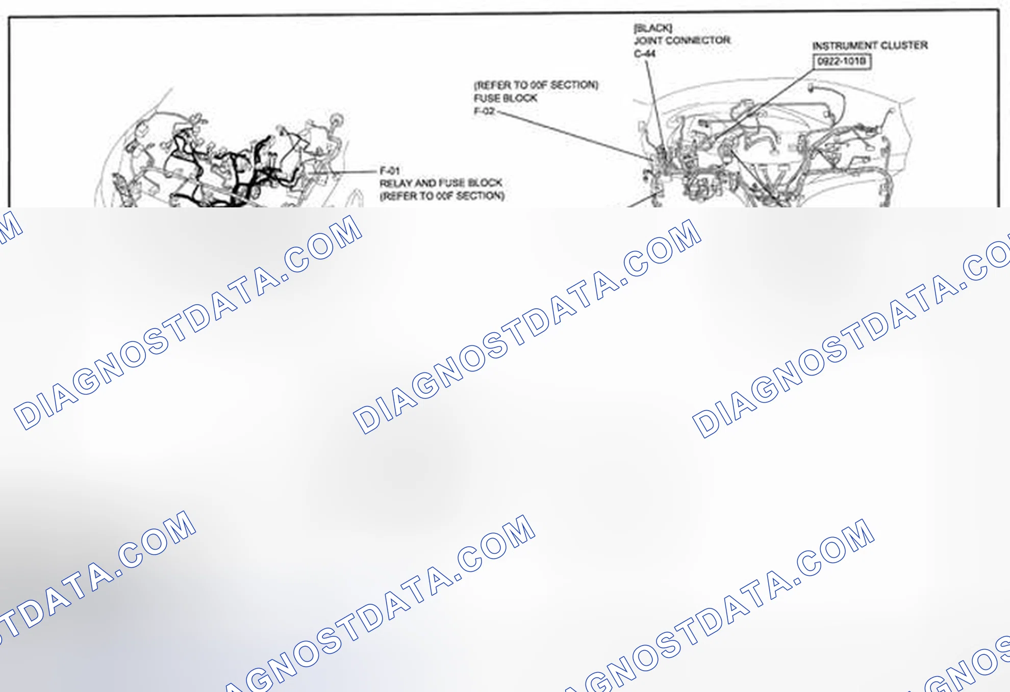 Scheme 384: Instrument Cluster Wiring Diagram - 0922-1a (2 Of 2)