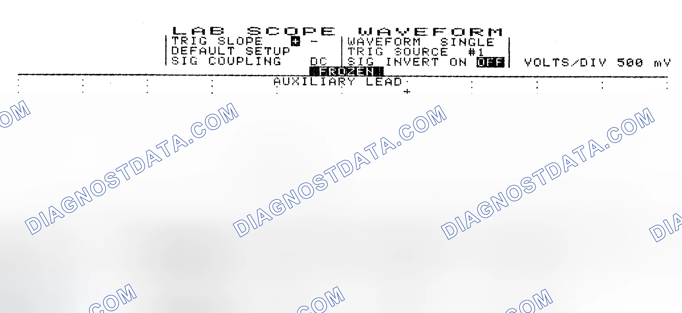 Scheme 10: Single Injector w/Excessive Current Flow - Current Pattern