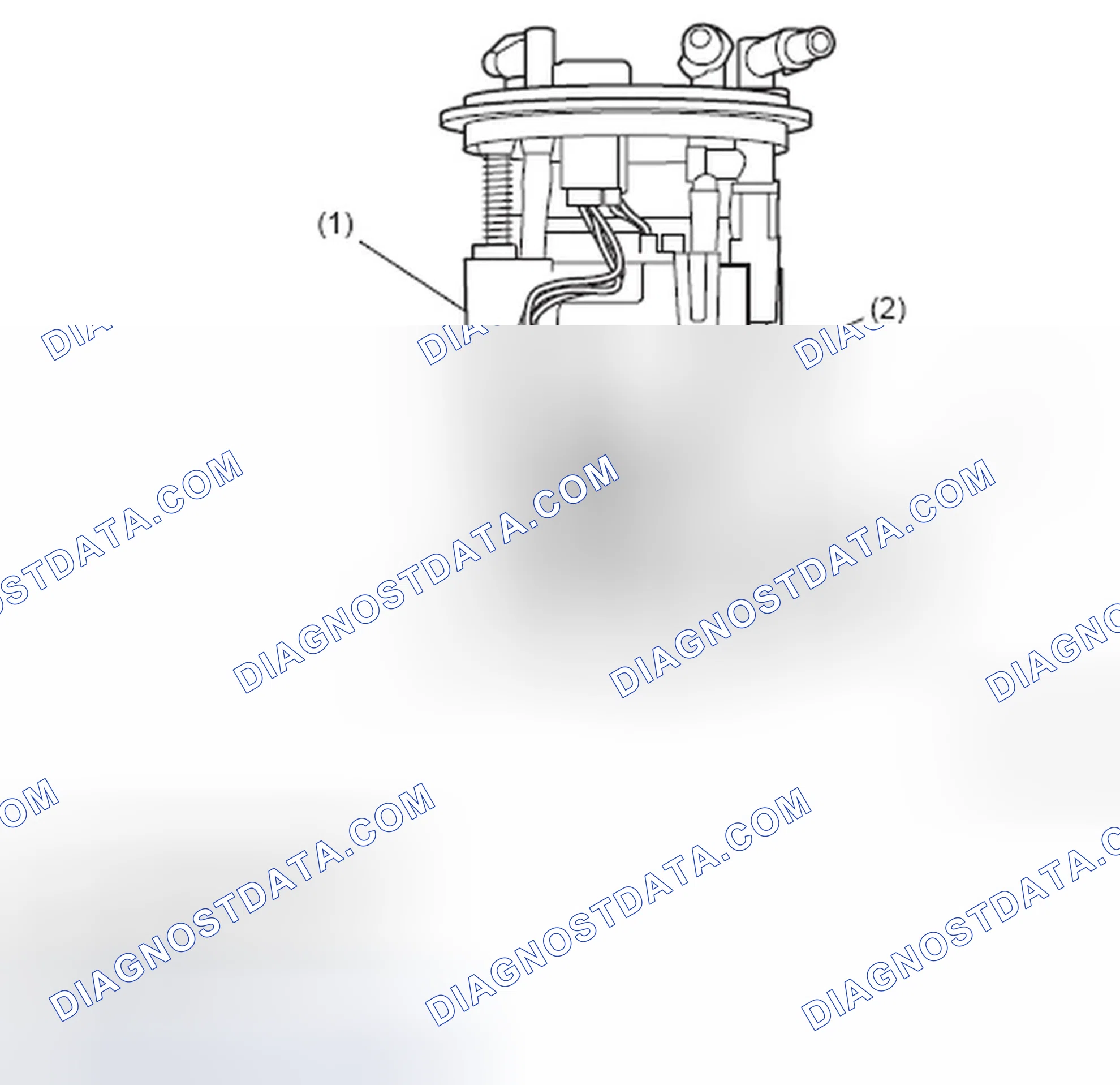 Scheme 712: FUEL LEVEL SENSOR