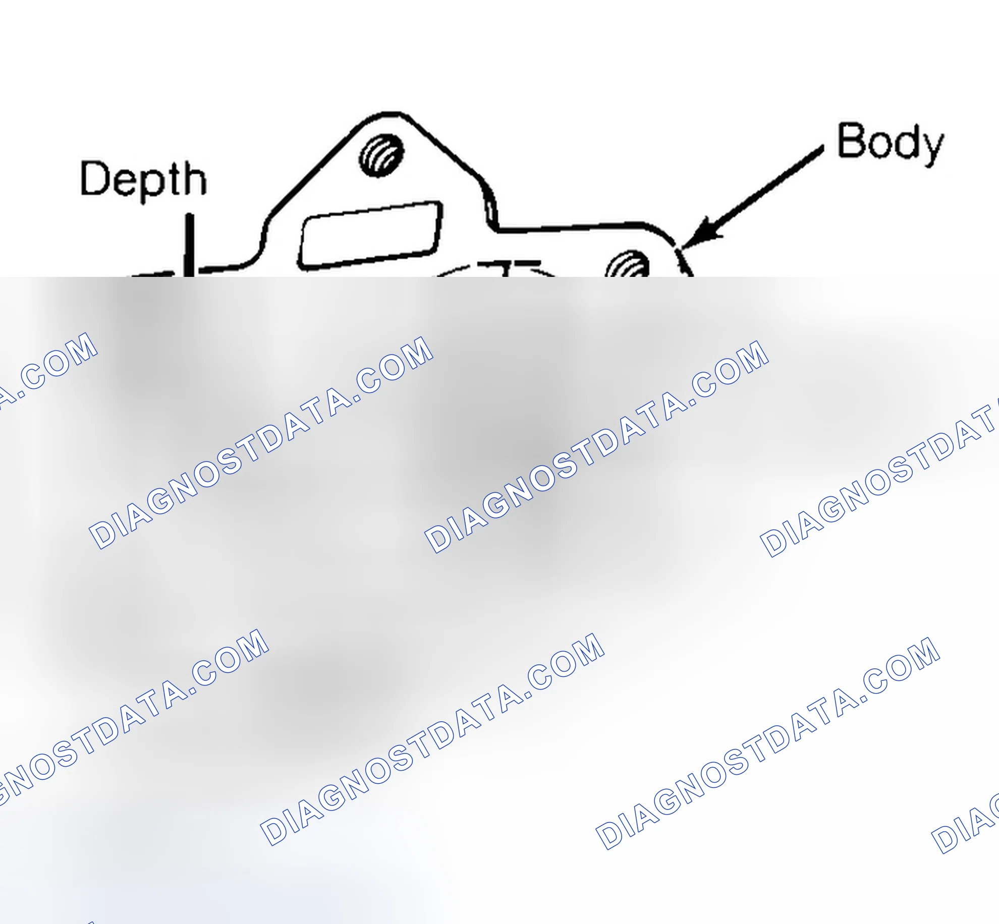 Scheme 35: Measuring Oil Pump Gear Cavity