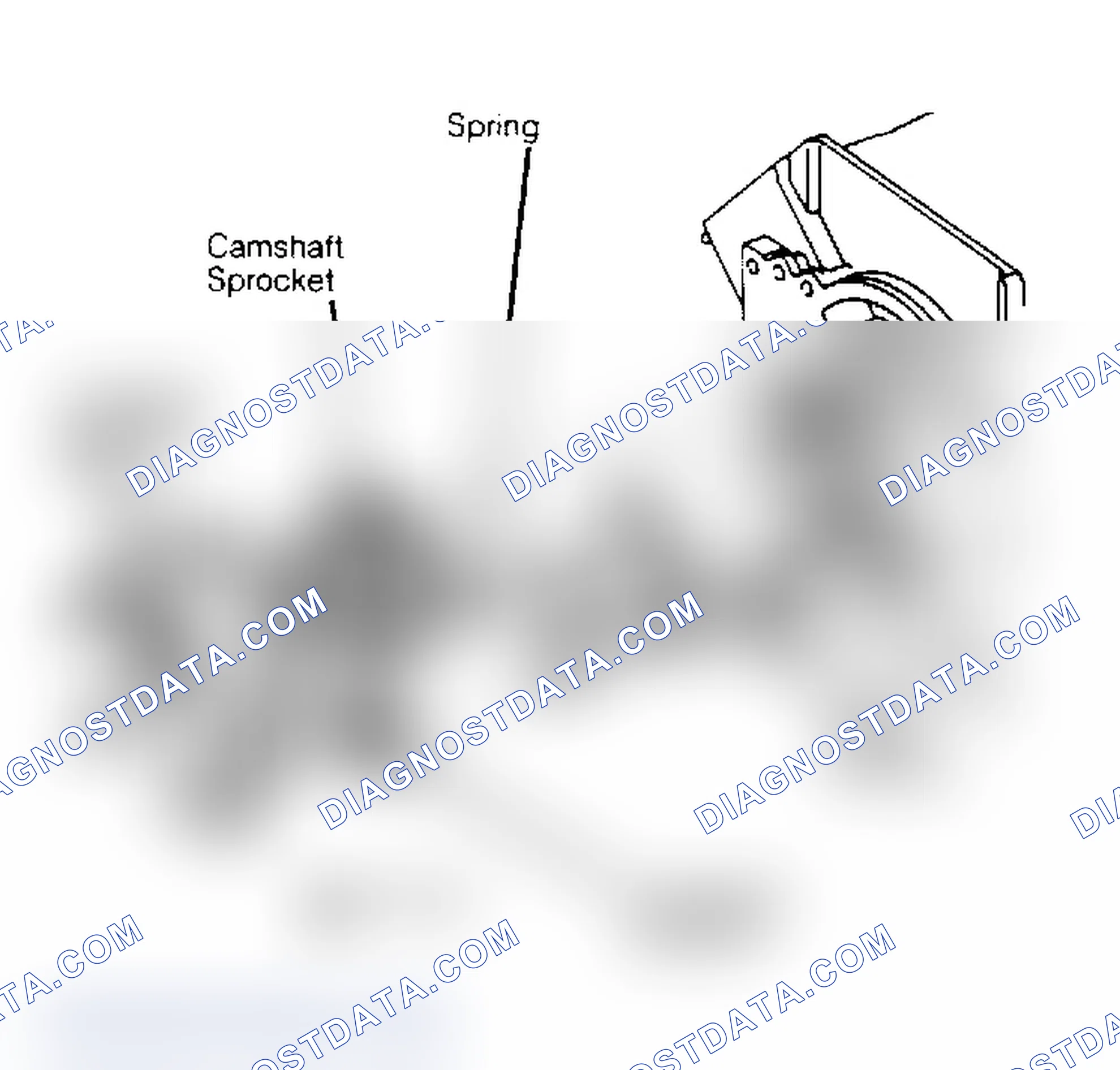 Scheme 60: Exploded View of Timing Chain Assembly
