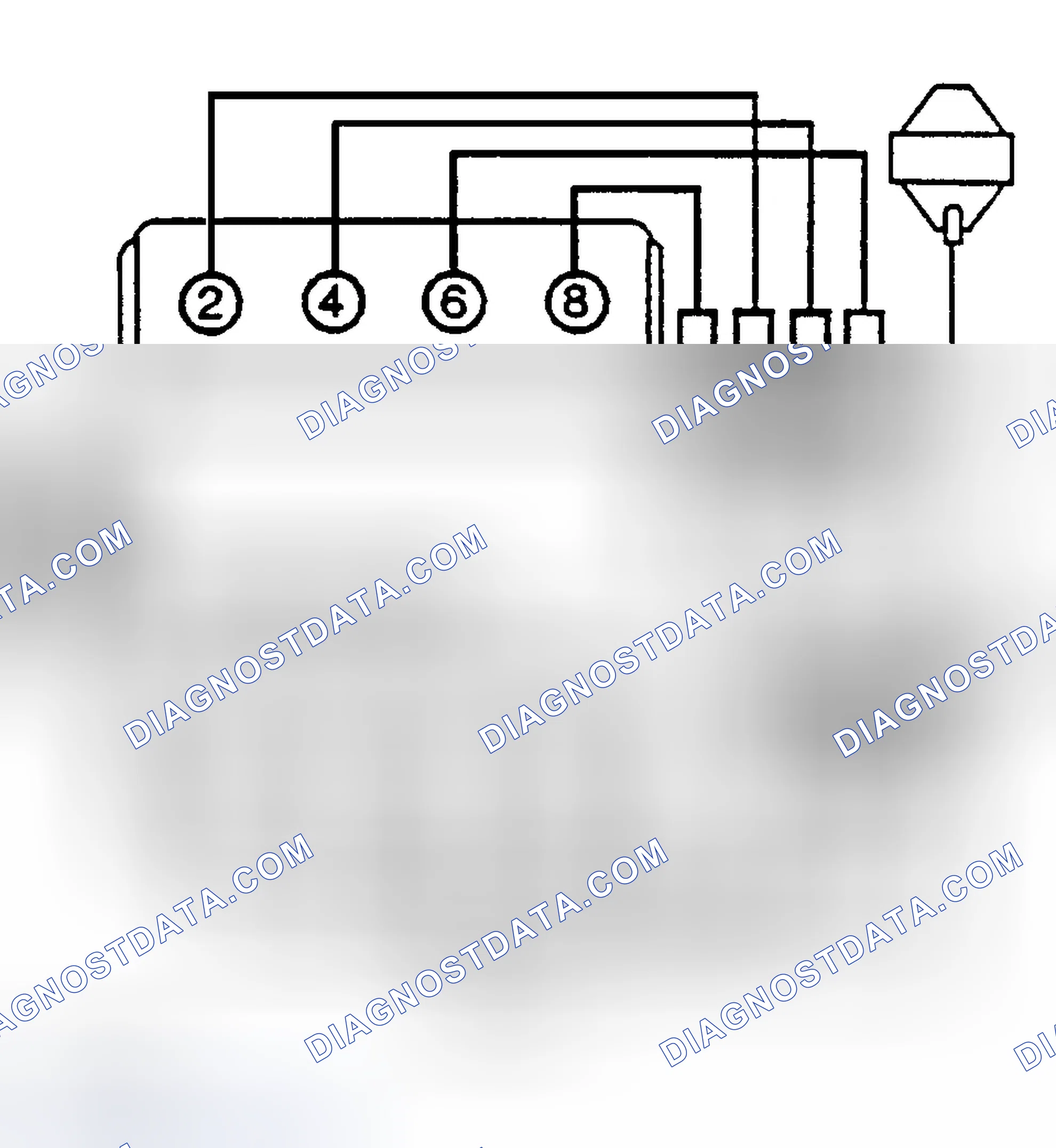 Scheme 8: Firing Order (5.0L & 5.7L)