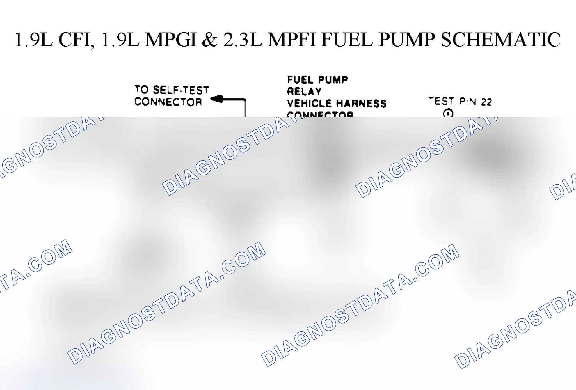 Scheme 28: 2.3L MPFI Fuel Pump Schematic