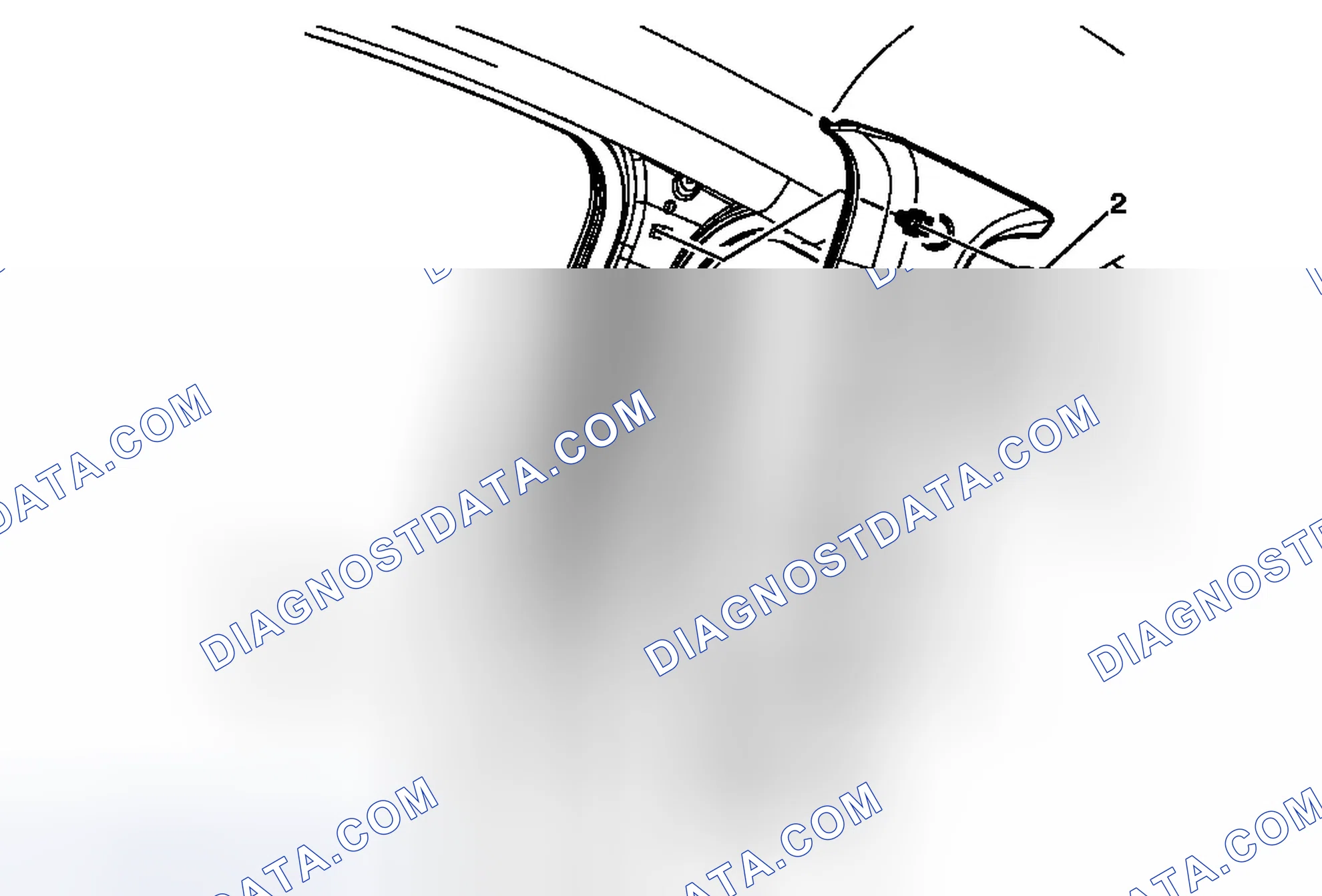 Scheme 55: Center Pillar Upper Garnish Molding Replacement
