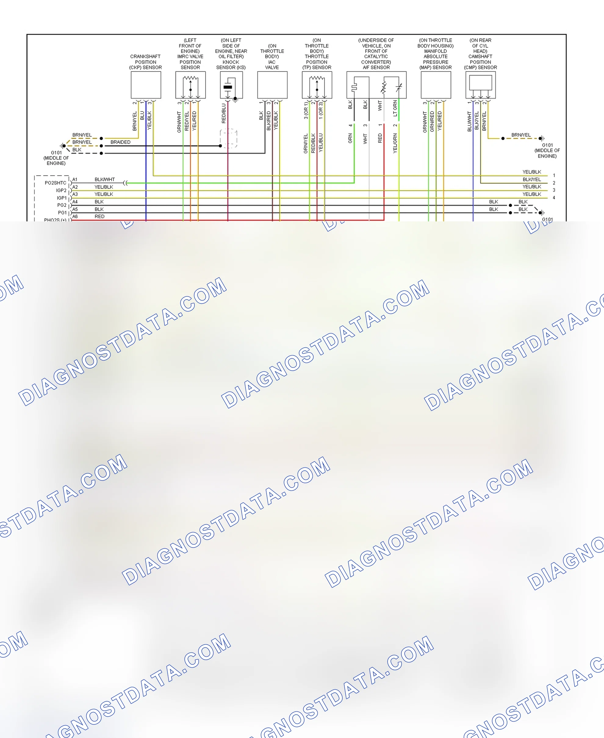 Scheme 6: Wiring Diagram (RSX 2.0L - 1 Of 6)