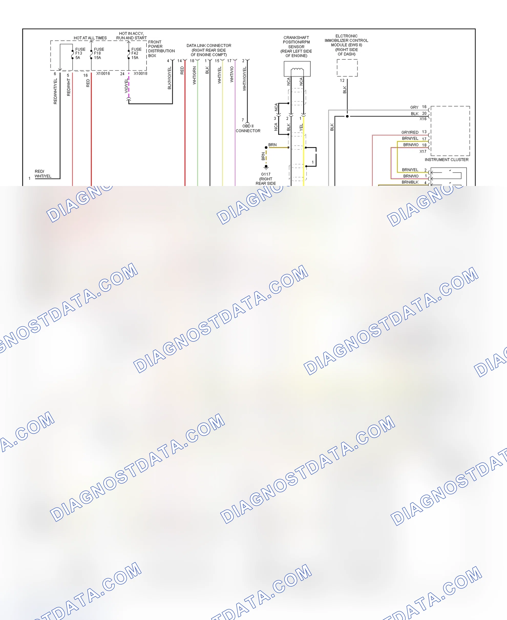 Scheme 4: Wiring Diagram (1997 1.9L - 2 Of 2)