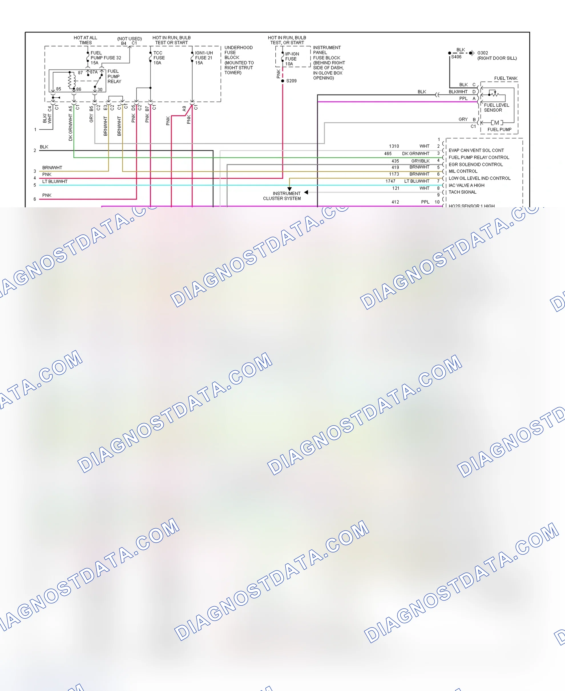 Scheme 162: PCM Wiring Diagram (Grand Prix - 3.1L - 4 Of 4)