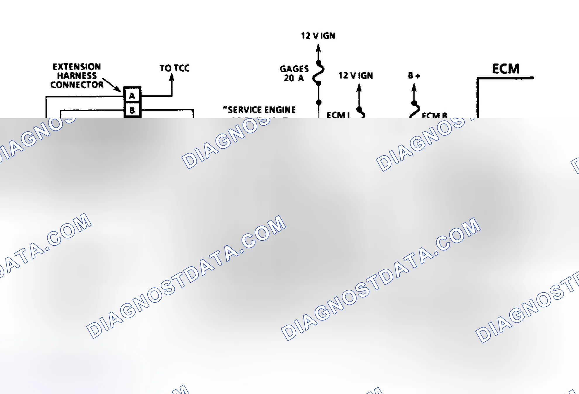 Scheme 6: Diesel Fuel Injection Diagnostic Circuit Schematic (Commercial Van & Van)