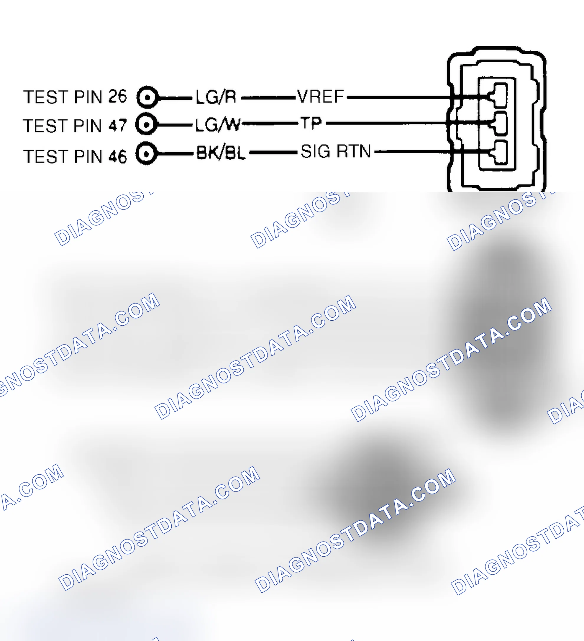 Scheme 221: TPS Harness Connector Terminals