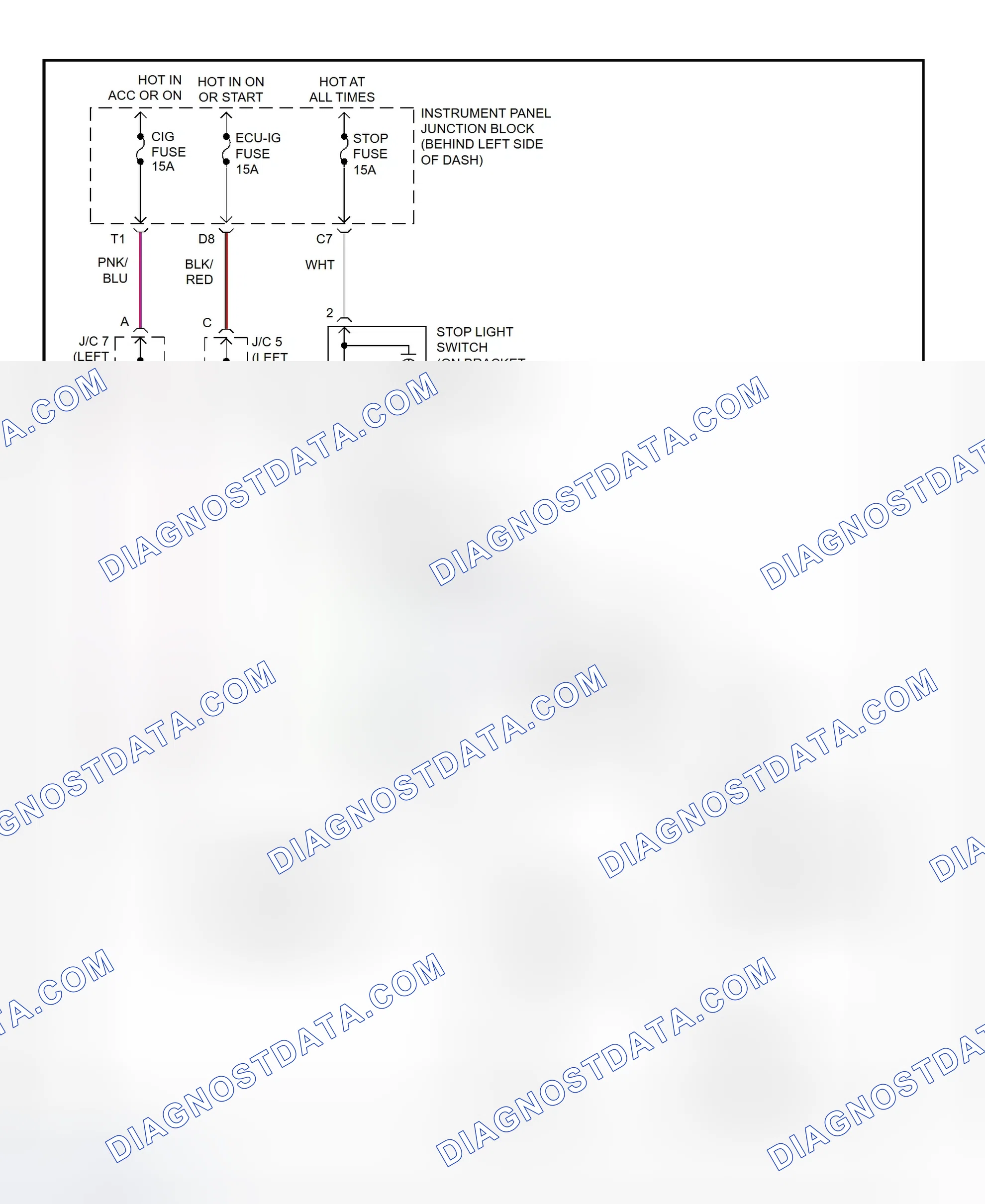 Scheme 397: Shift Interlock System Wiring Diagram (2001 - Lexus ES300)