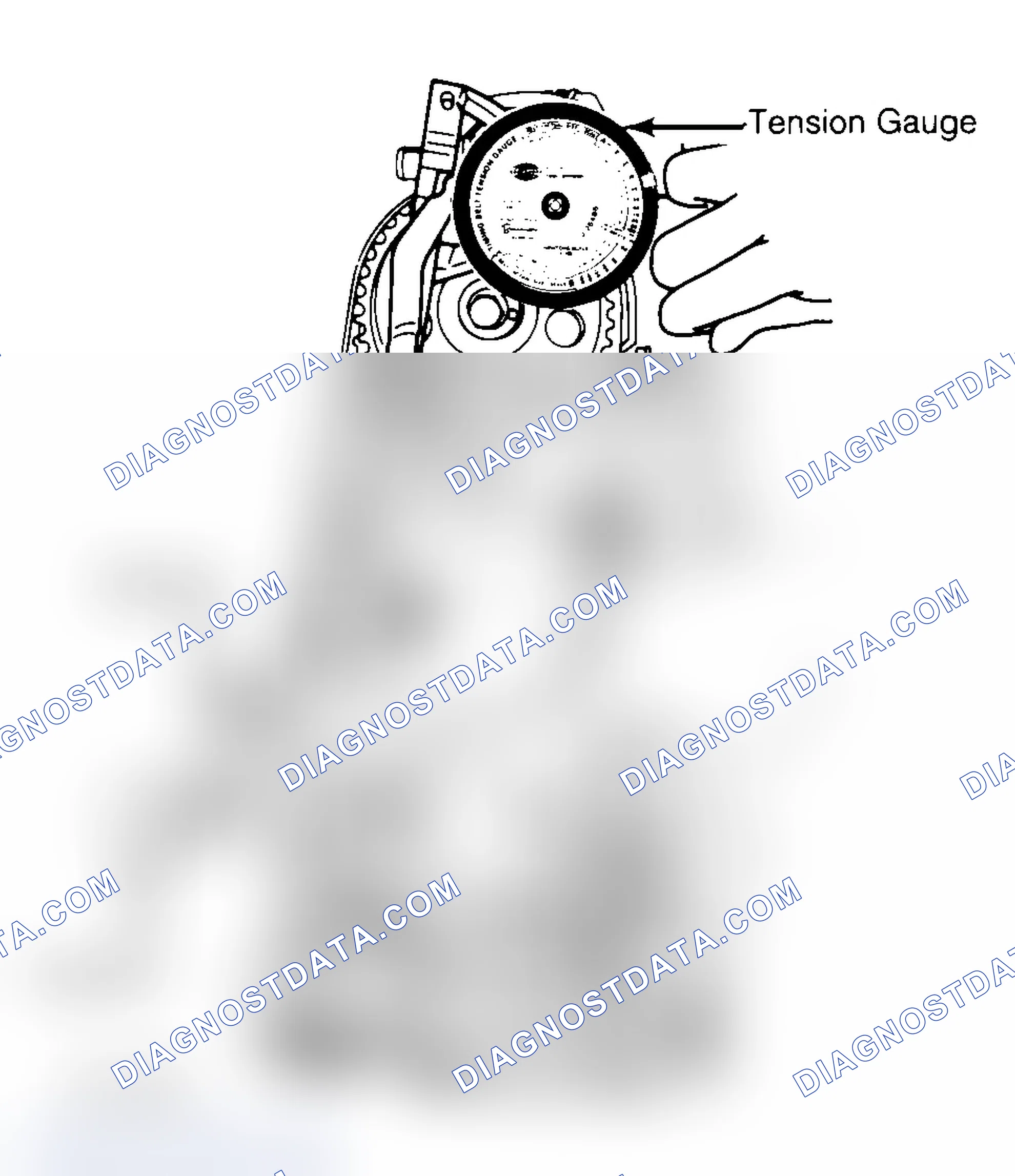 Scheme 28: Adjusting Typical Timing Belt Tension