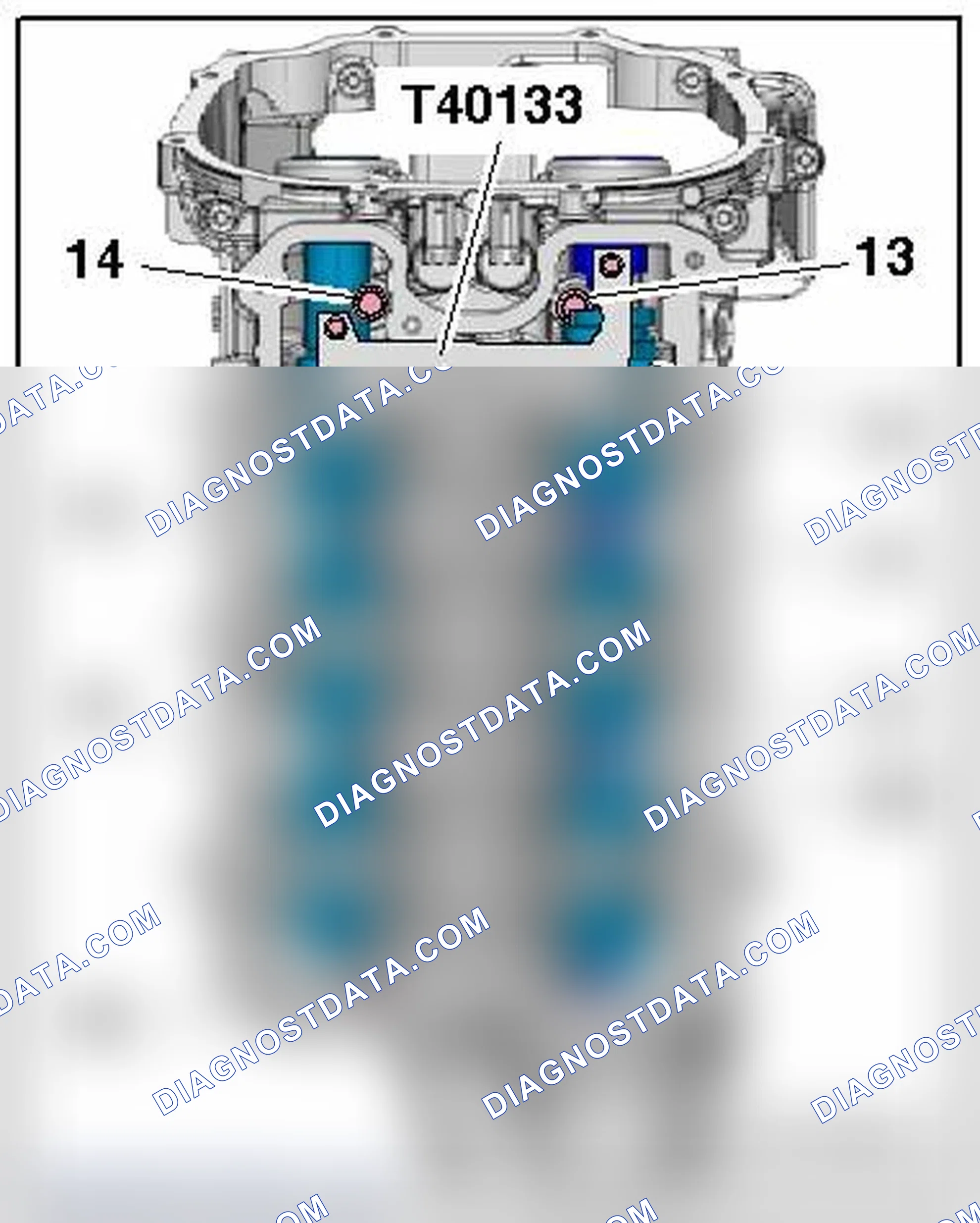 Scheme 353: RIGHT CYLINDER HEAD BOLT TIGHTENING SEQUENCE AND SPECIFICATION