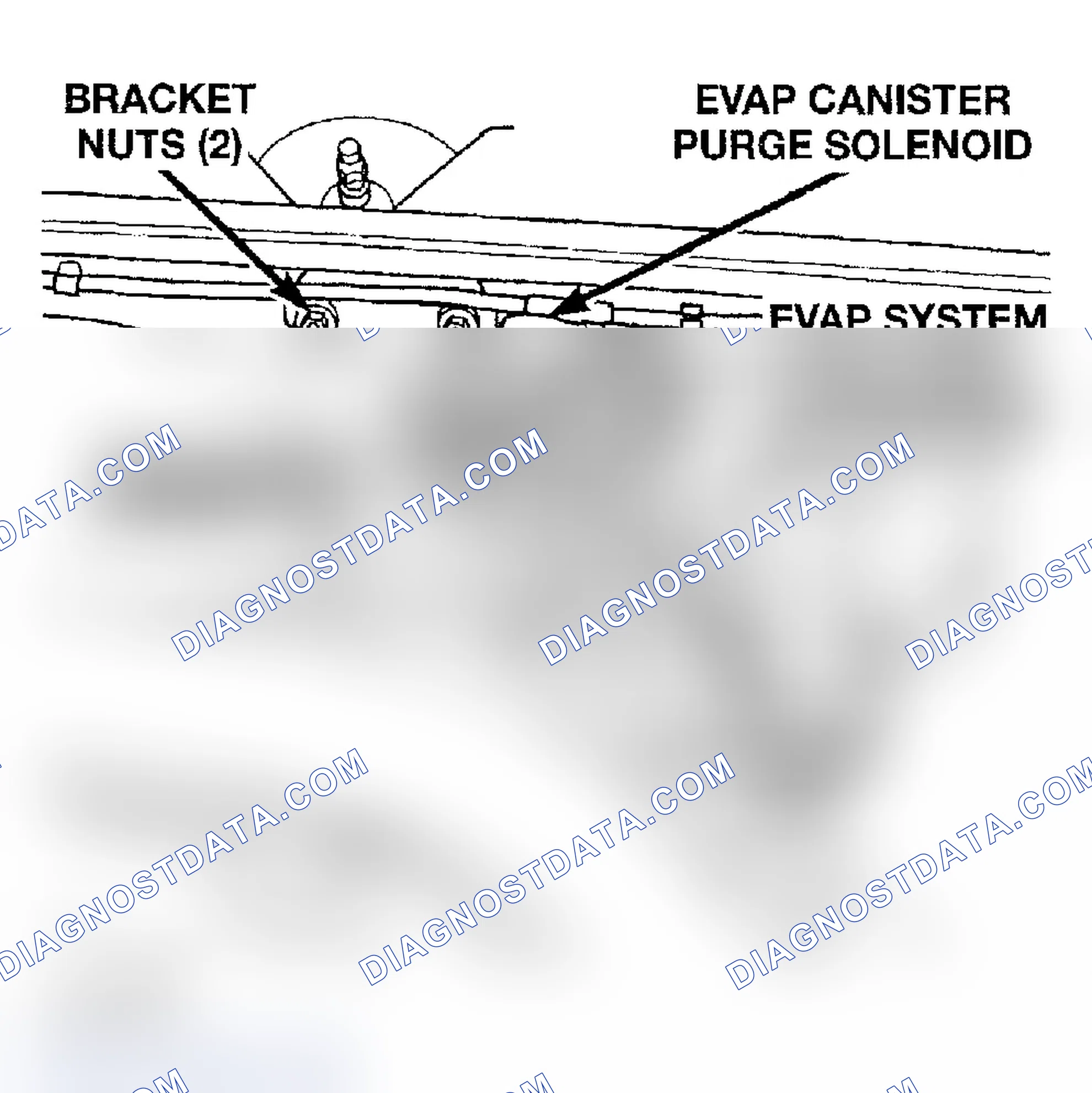 Scheme 297: EVAP CANISTER PURGE SOLENOID & EVAP SYSTEM SERVICE PORT LOCATION