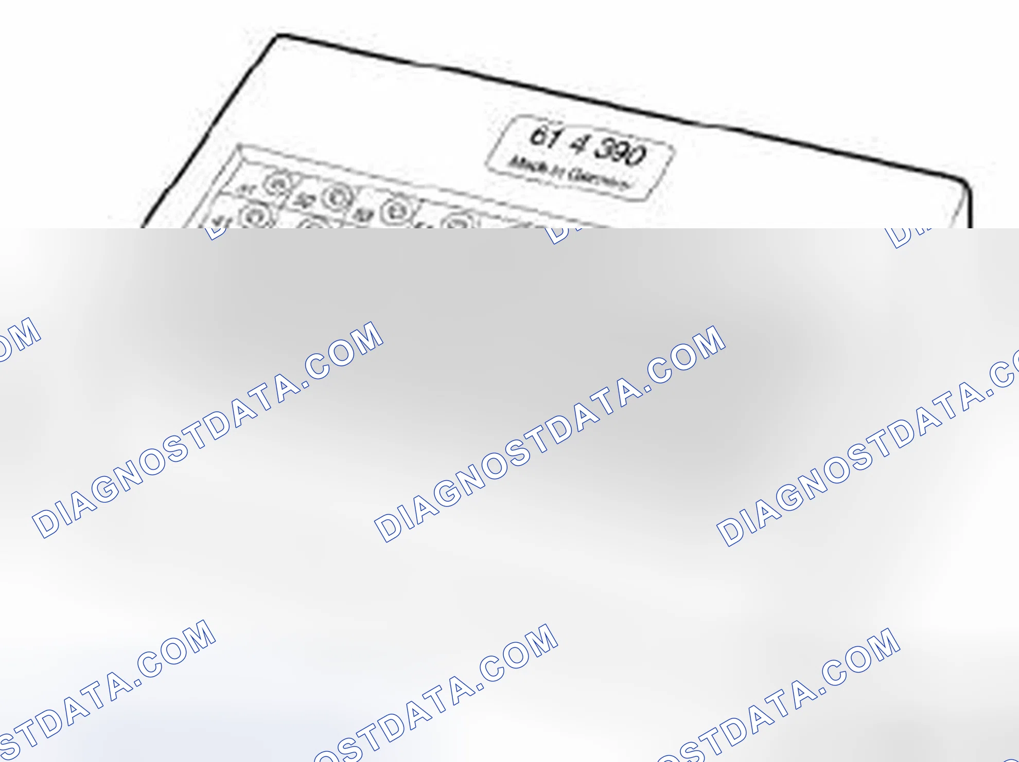 Scheme 290: 61 4 390 Measuring Box, 60-Pin