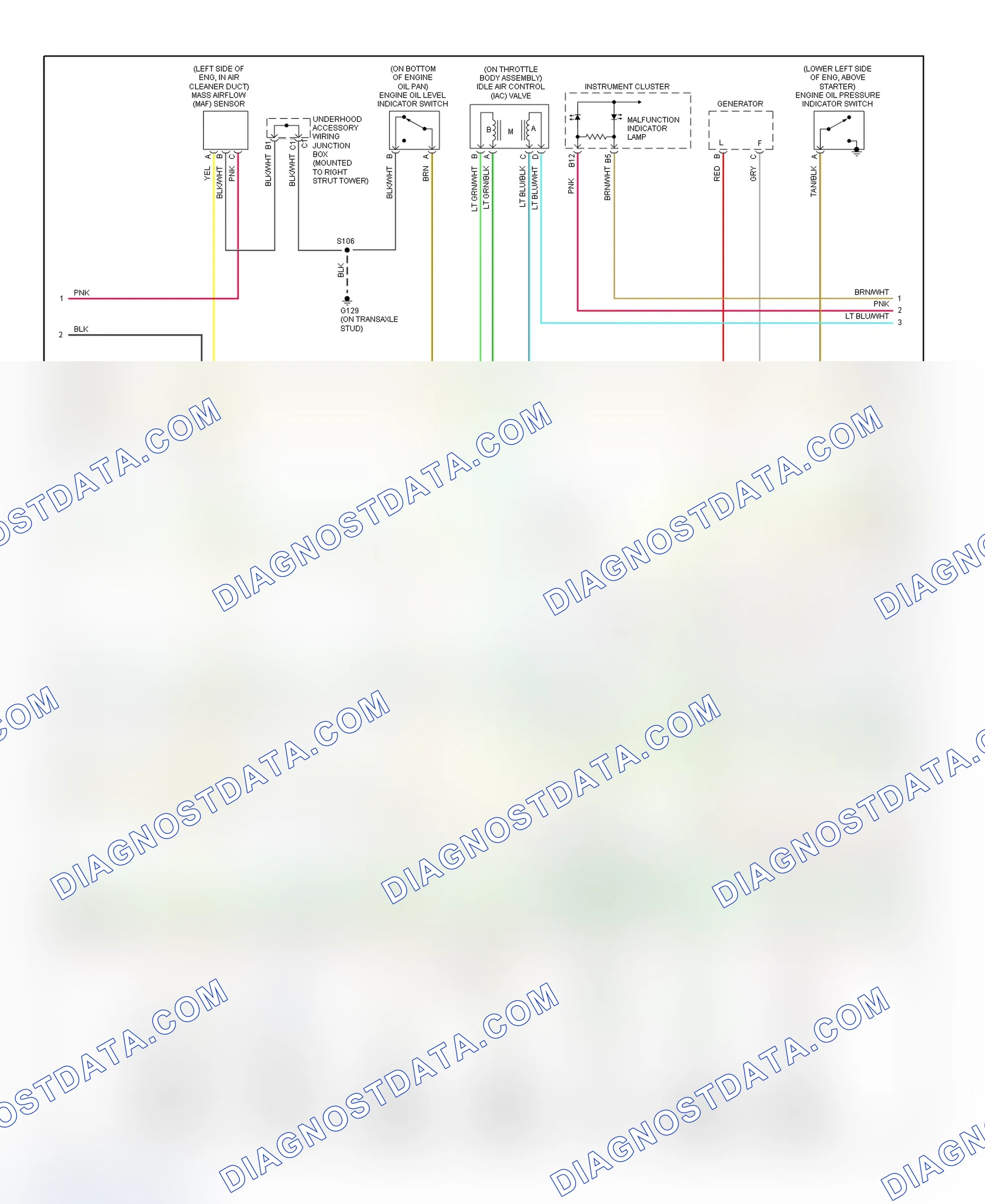 Scheme 46: PCM Wiring Diagram (Century - 3.1L - 3 Of 4)