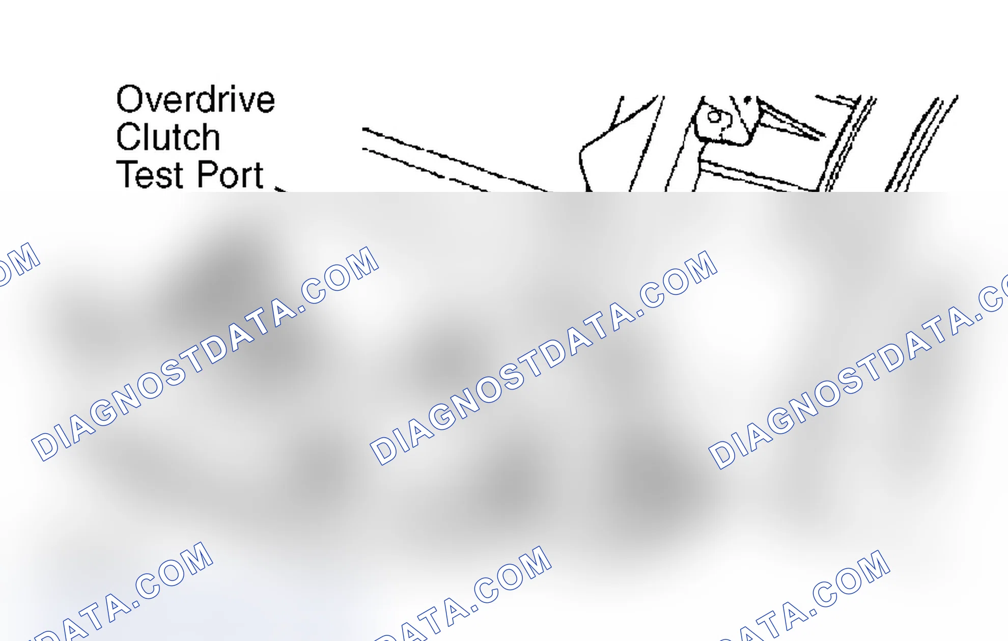Scheme 92: Identifying Overdrive Clutch Test Port