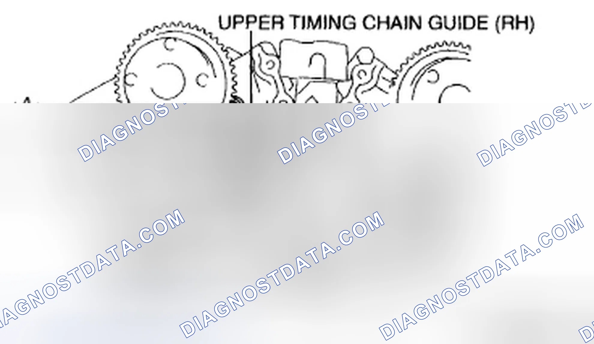 Scheme 40: Upper Timing Chain Guide (RH) Removal Note