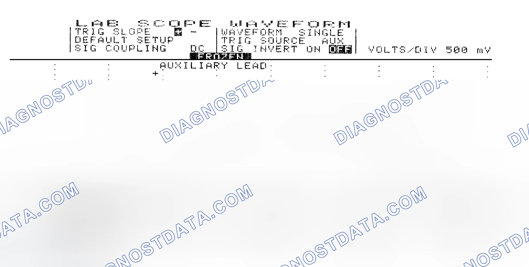 Scheme 14: Single Injector w/Excessive Current Flow - Current Pattern