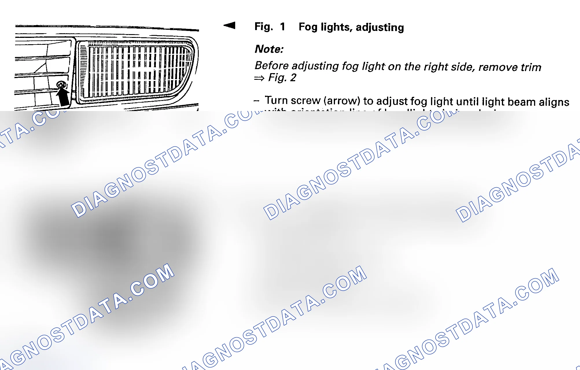 Scheme 16: FOG LIGHTS