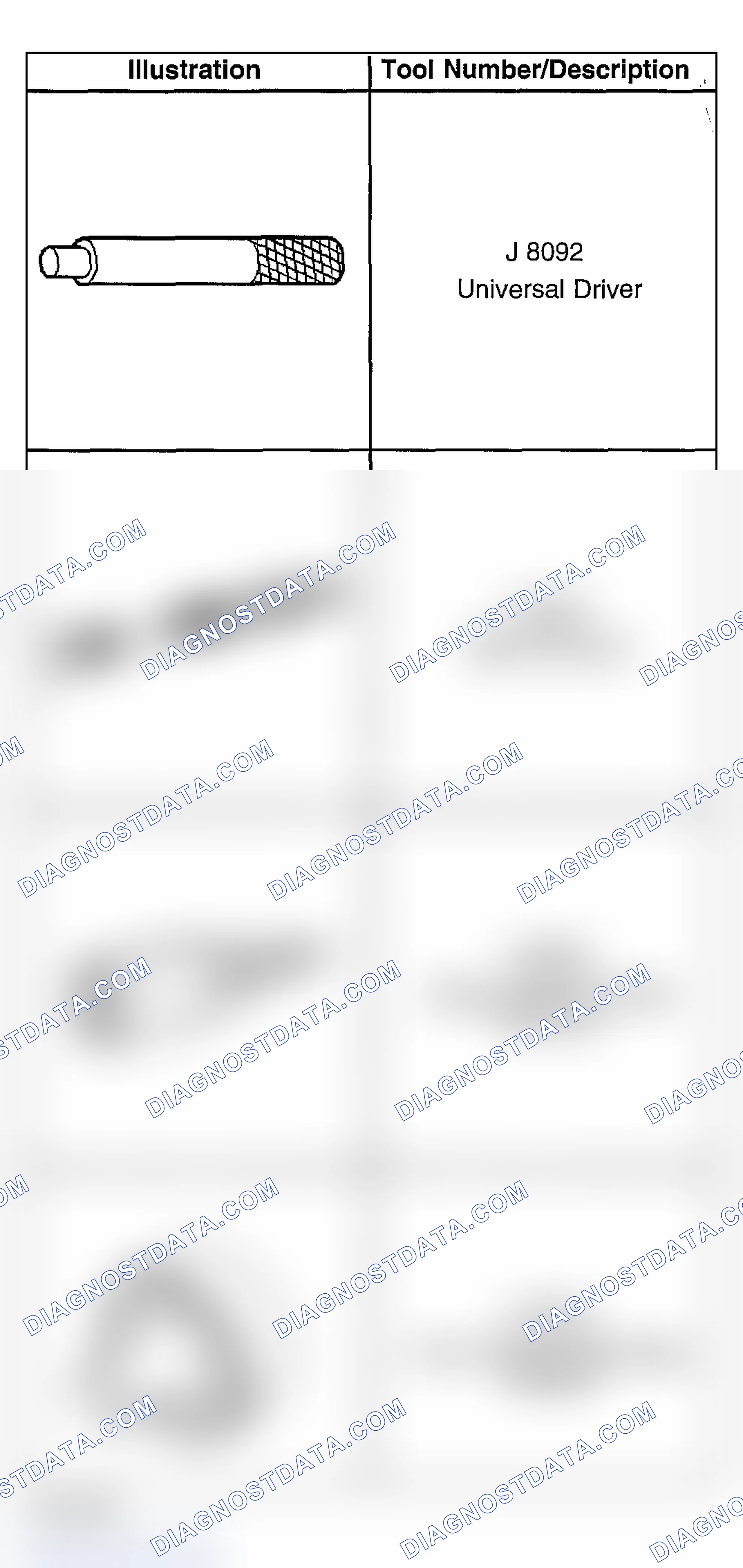 Scheme 17: SPECIAL TOOLS