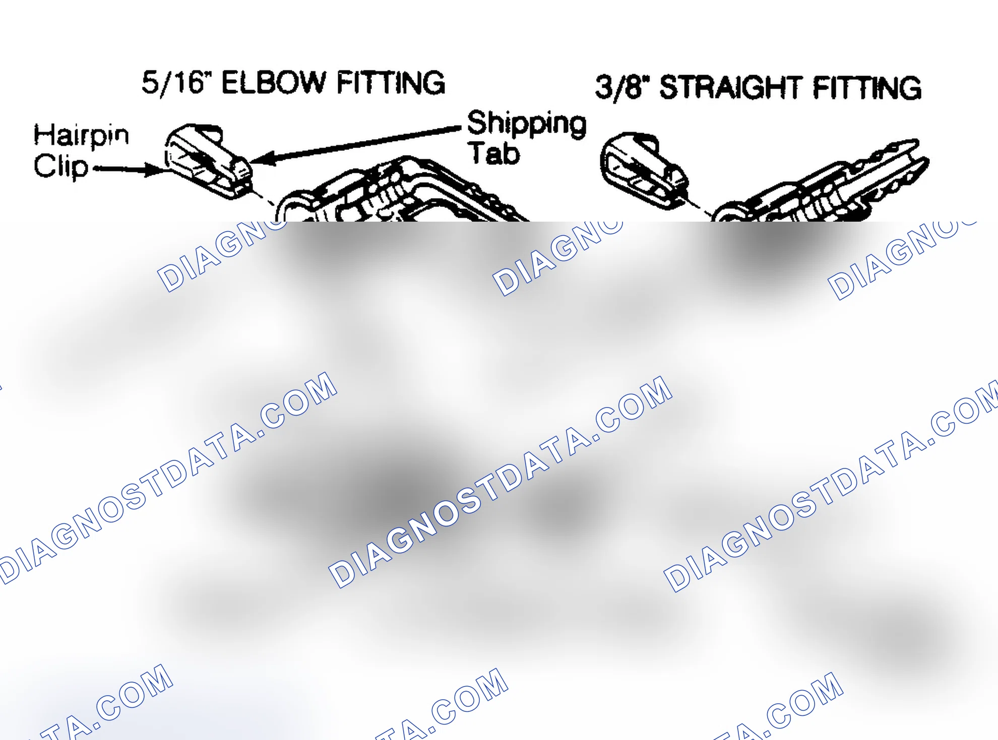 Scheme 27: Exploded View of Quick Disconnect Fittings
