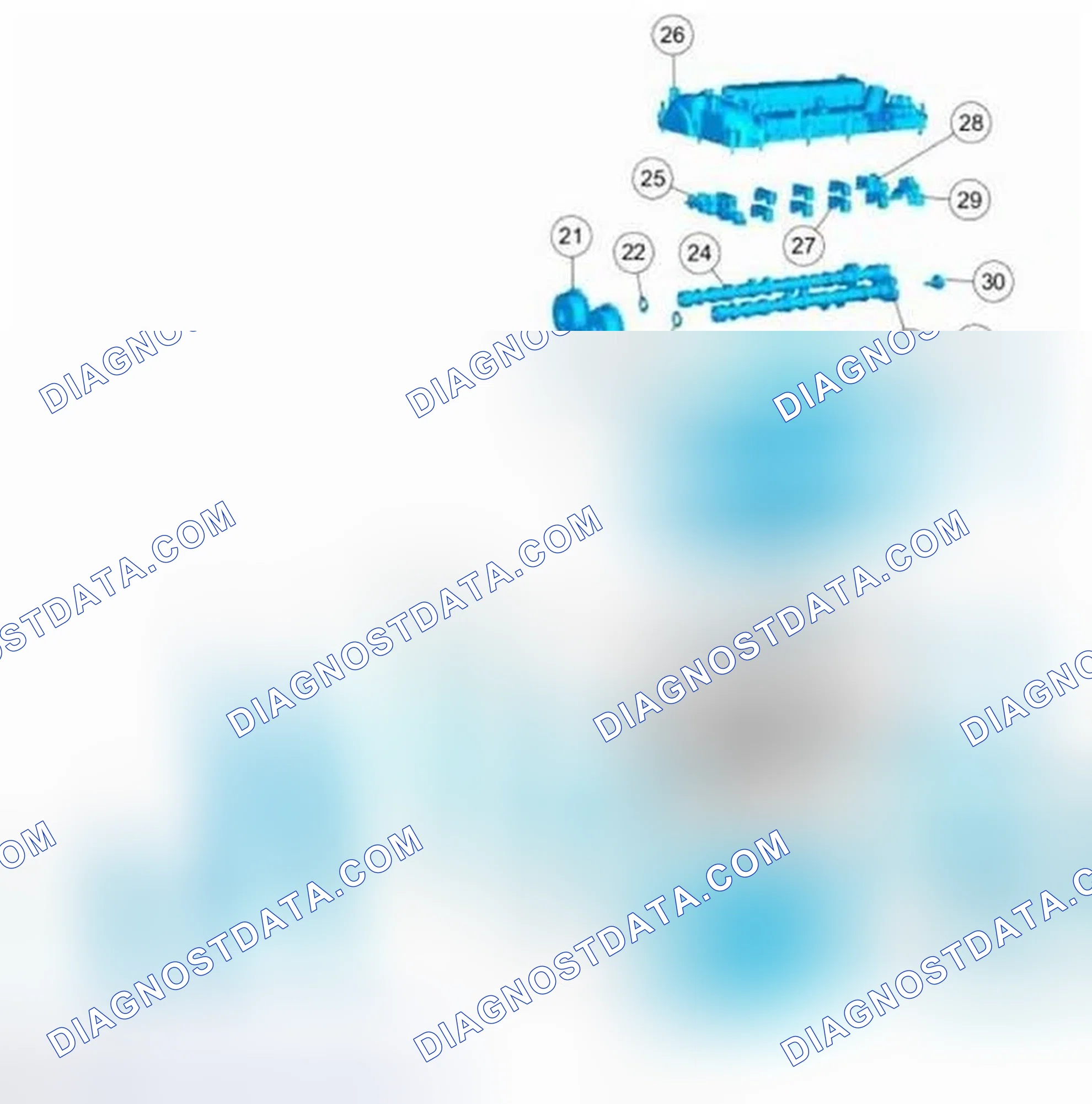 Scheme 299: Engine - Front and Upper Components