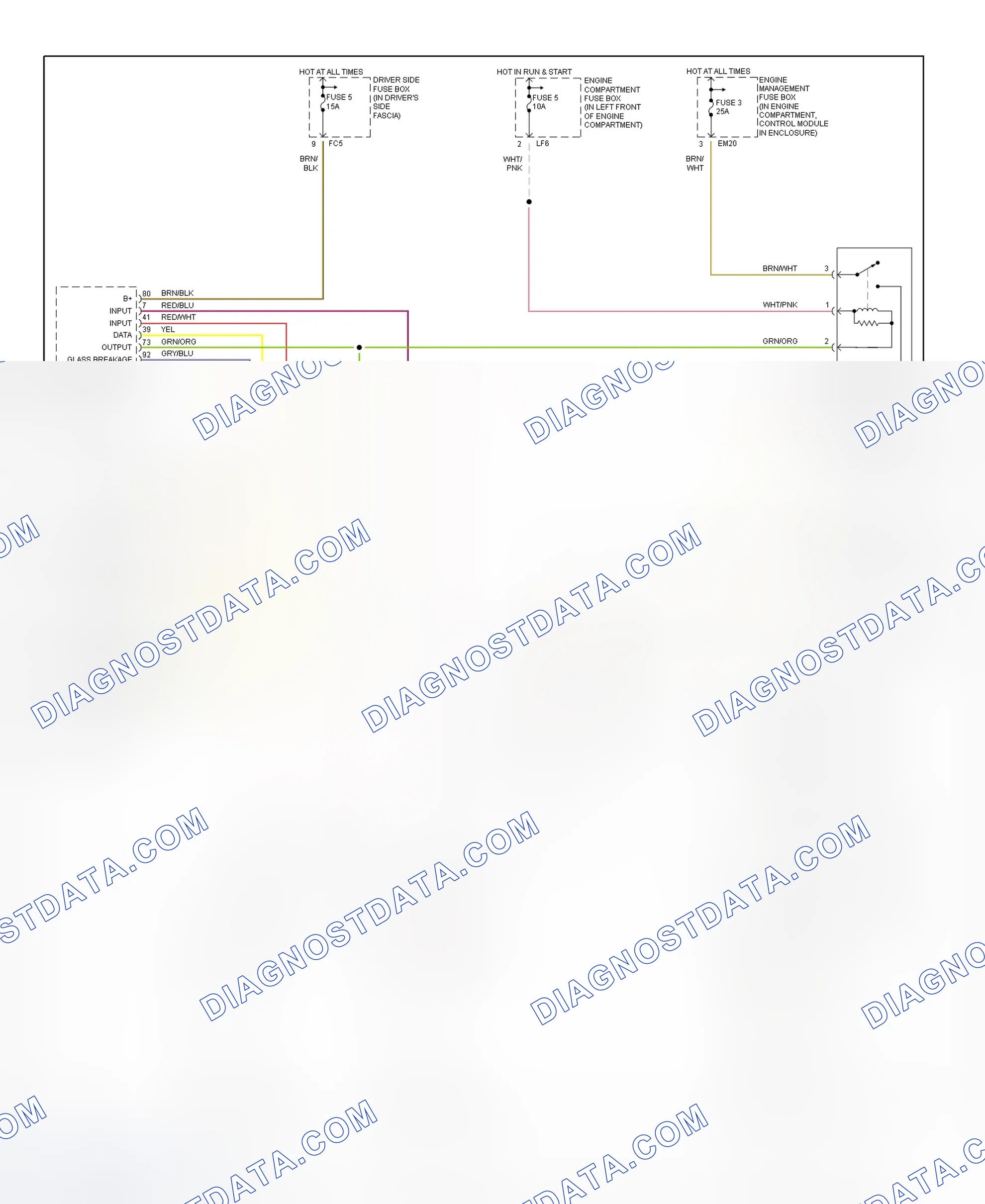 Scheme 5: Starting System Wiring Diagram (1999 XK8)