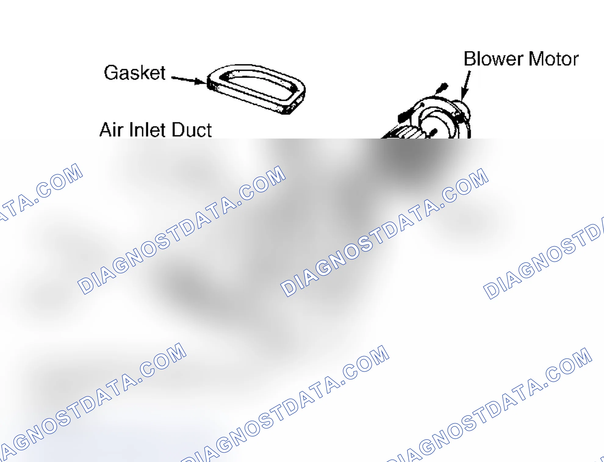 Scheme 10: Exploded View of Blower Motor Assembly