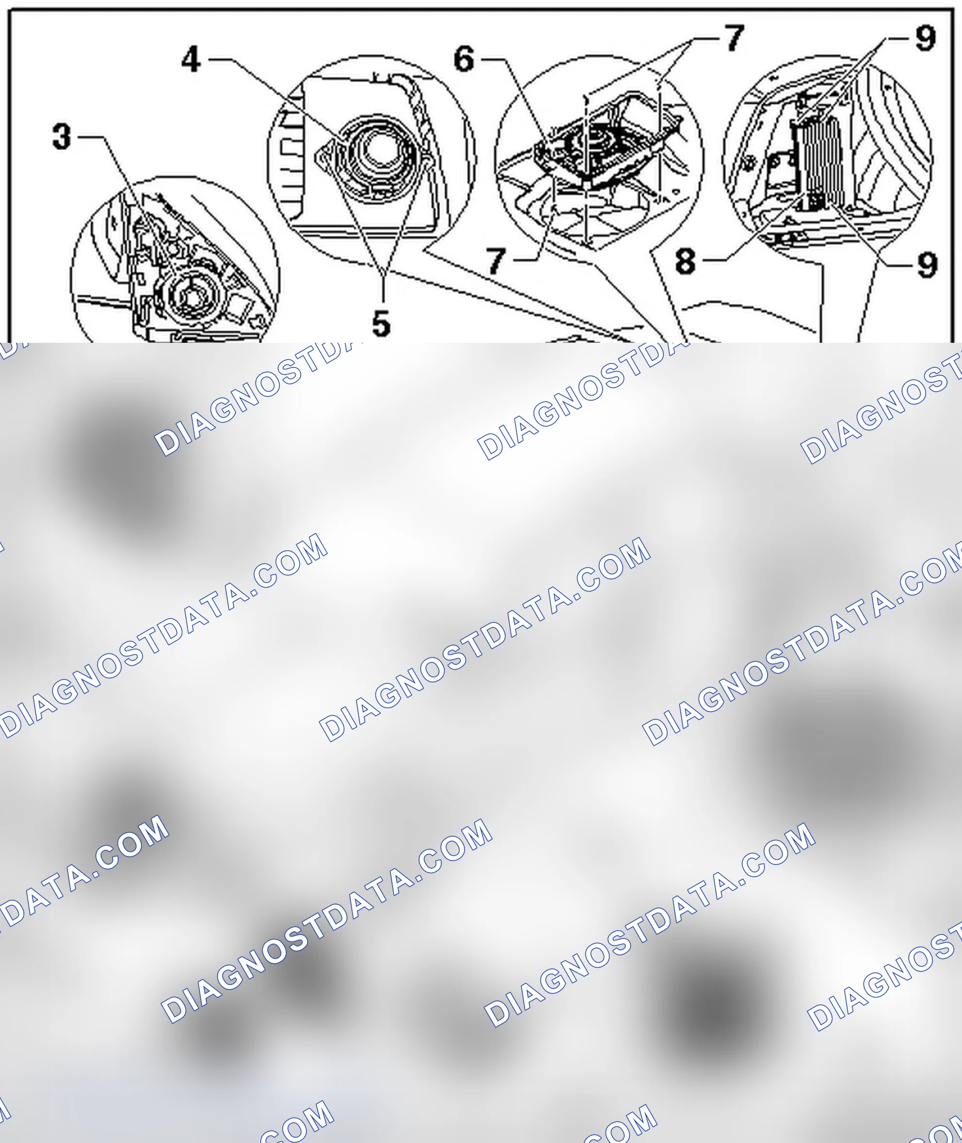 Scheme 69: SOUND SYSTEM COMPONENT LOCATION OVERVIEW, THROUGH 10.31.2008