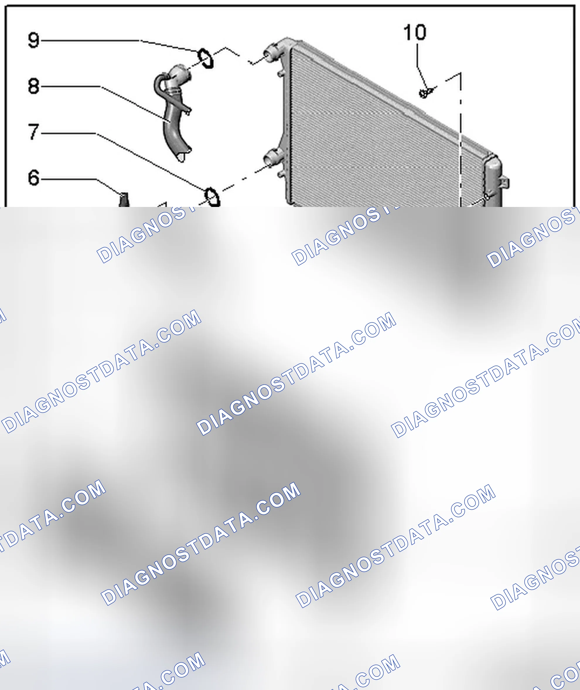 Scheme 21: RADIATOR, FAN SHROUD AND FANS OVERVIEW