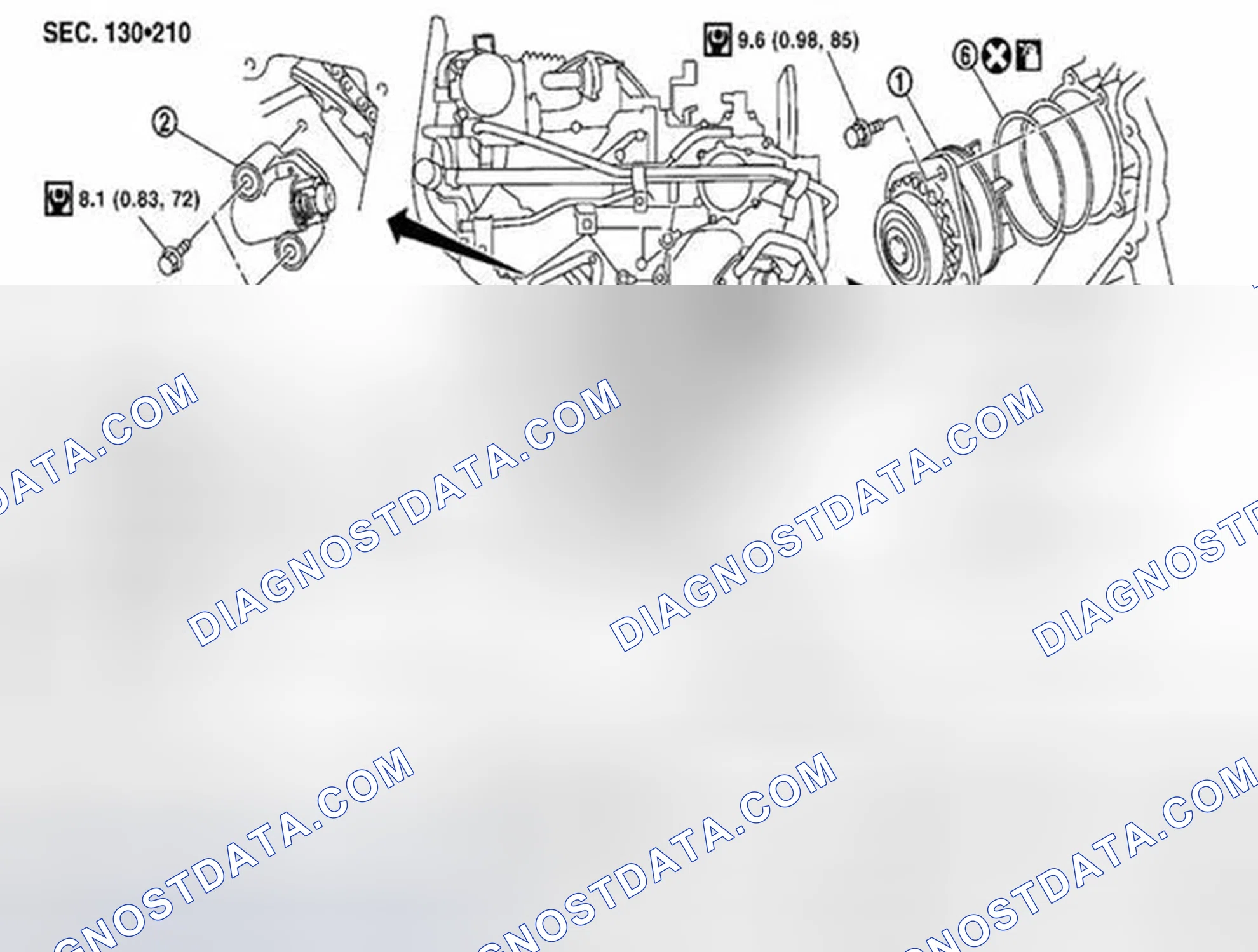 Scheme 45: Water Pump: Exploded View