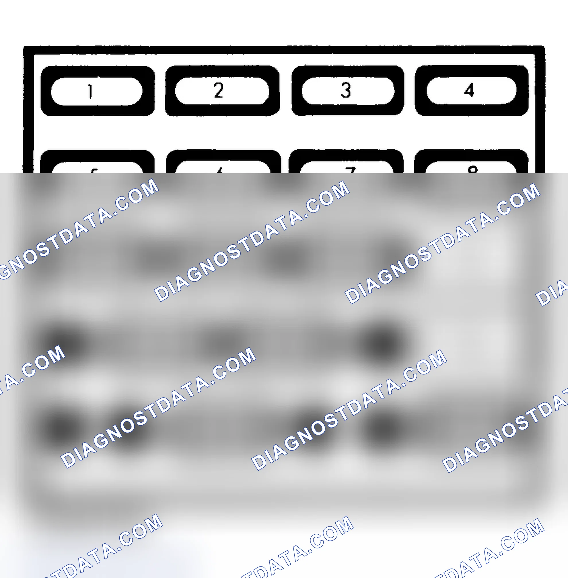 Scheme 5: FUSE PANEL IDENTIFICATION (1983-86 CAMARO)