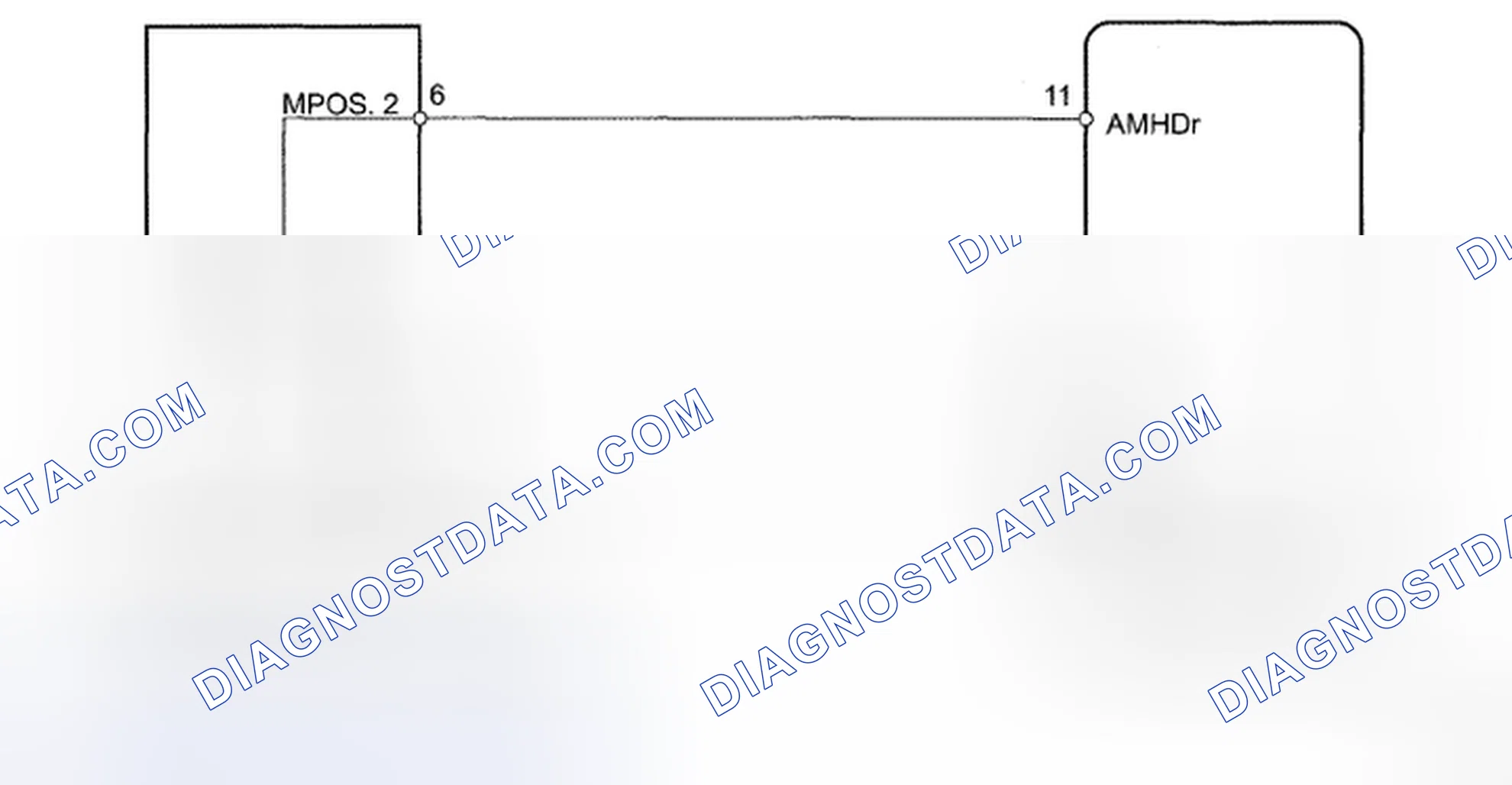 Scheme 65: Air Mix Damper Control Servo Motor Circuit - Wiring Diagram
