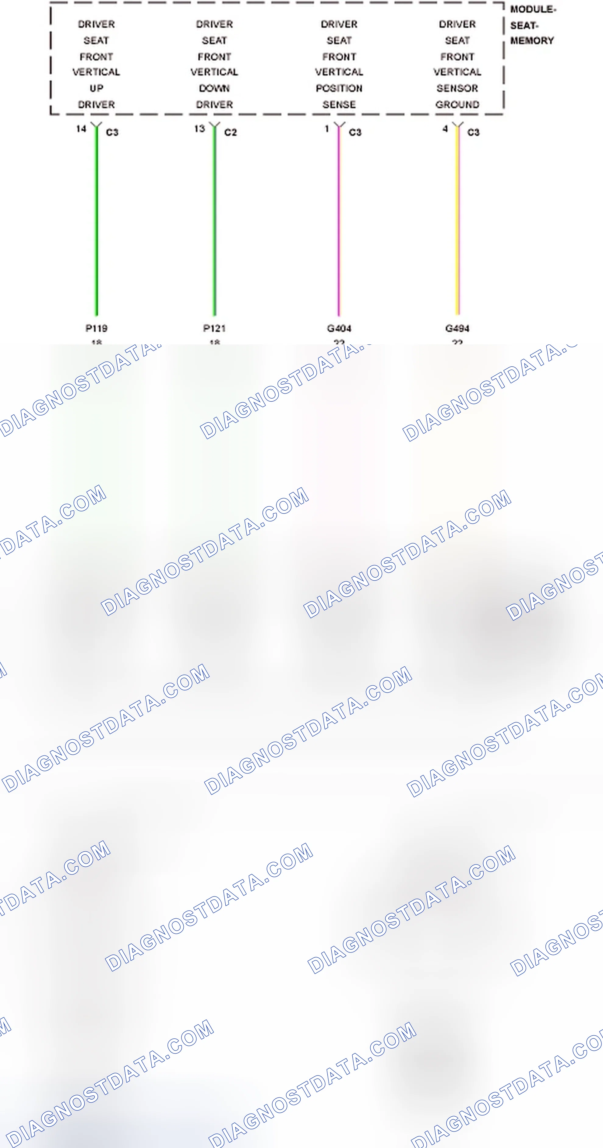 Scheme 213: B1D71-SEAT FRONT VERTICAL POSITION SENSOR CIRCUIT LOW